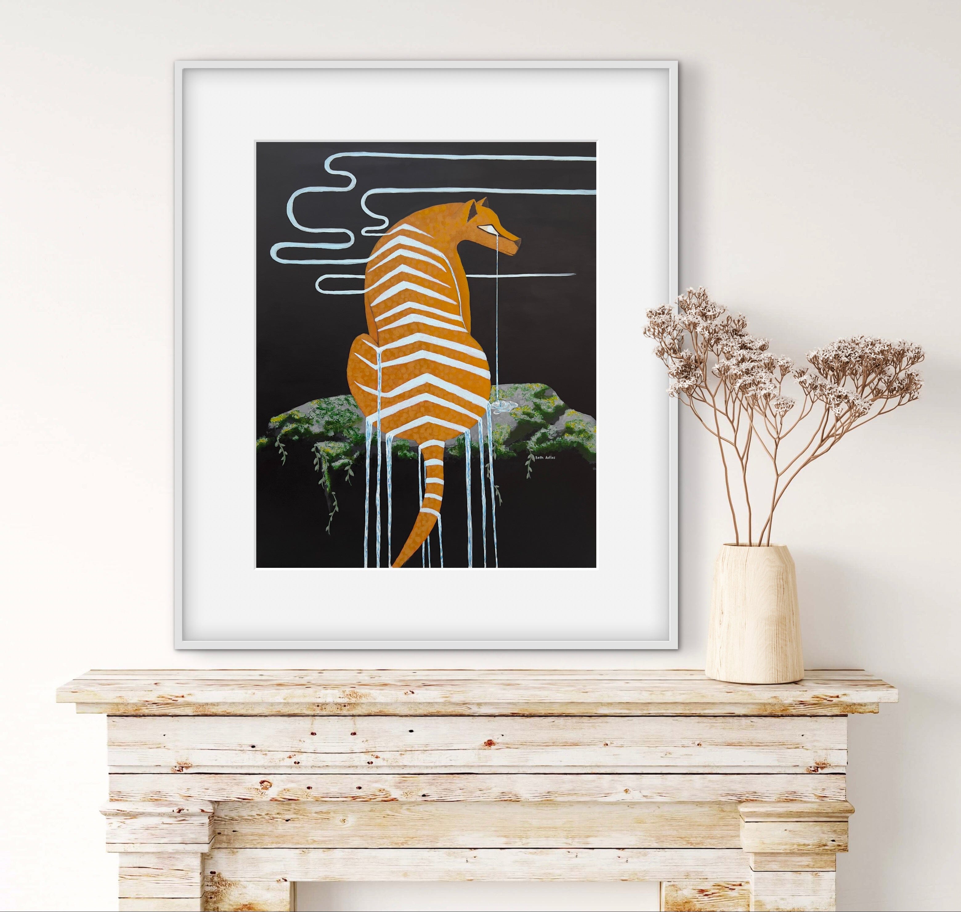 Thylacine Art Prints - Beth Astles Art Print Beth Astles 