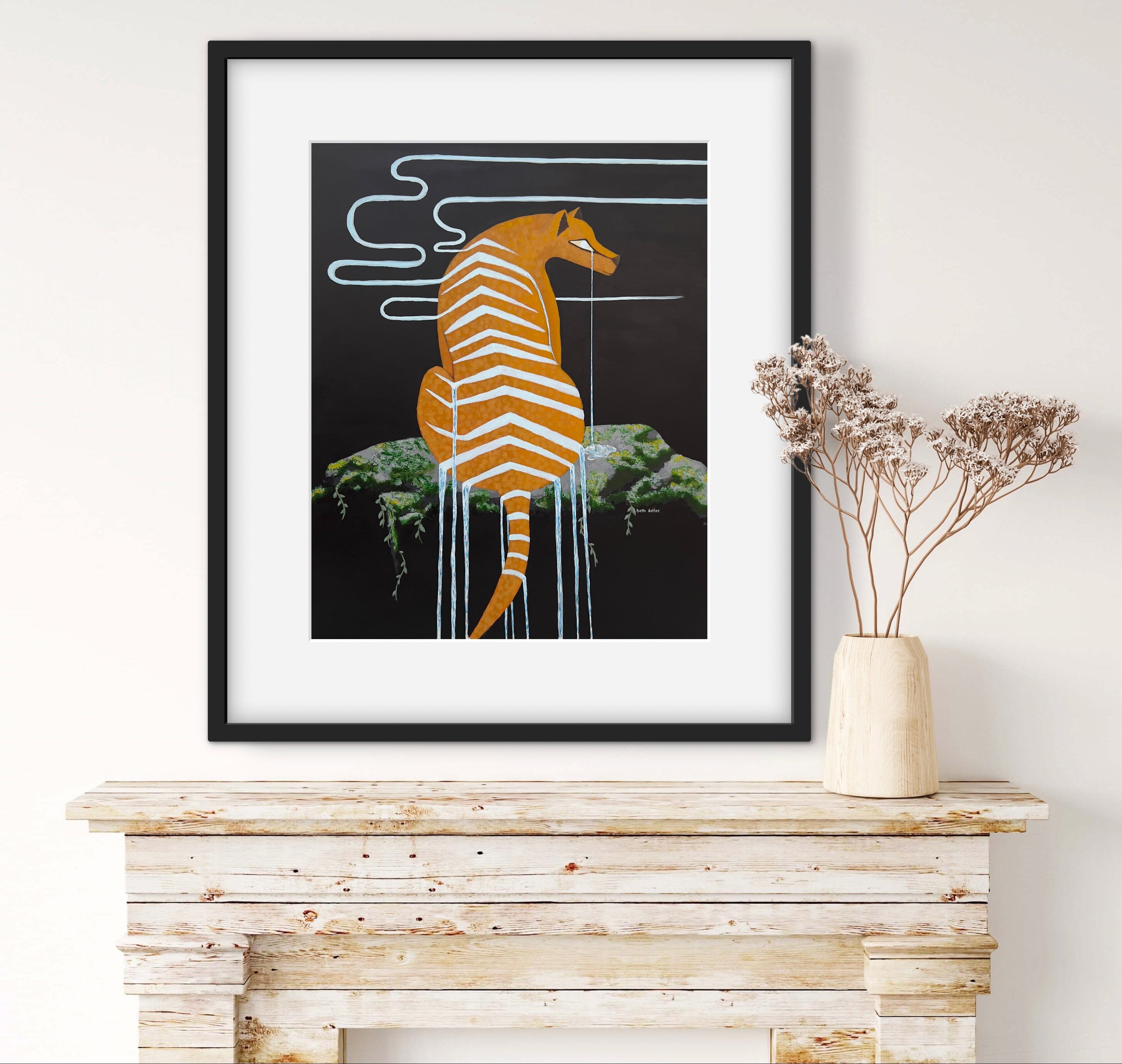 Thylacine Art Prints - Beth Astles Art Print Beth Astles 