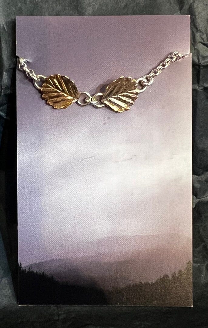 Fagus Pendants - Janny McKinnon Jewellery Janny Bracelet Double Fagus Bronze & Silver 