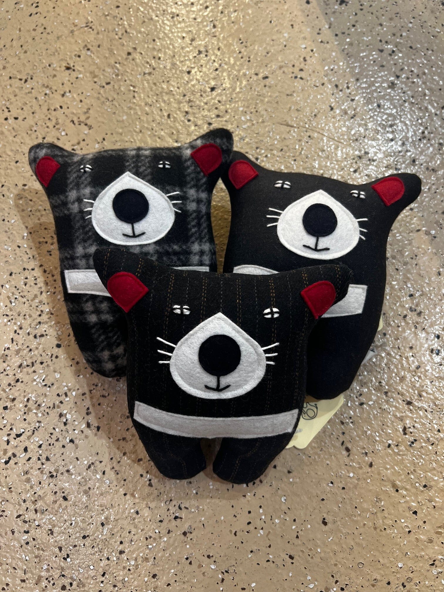 Woolie Friends by Sixpence soft toy Sixpence Devils Black 