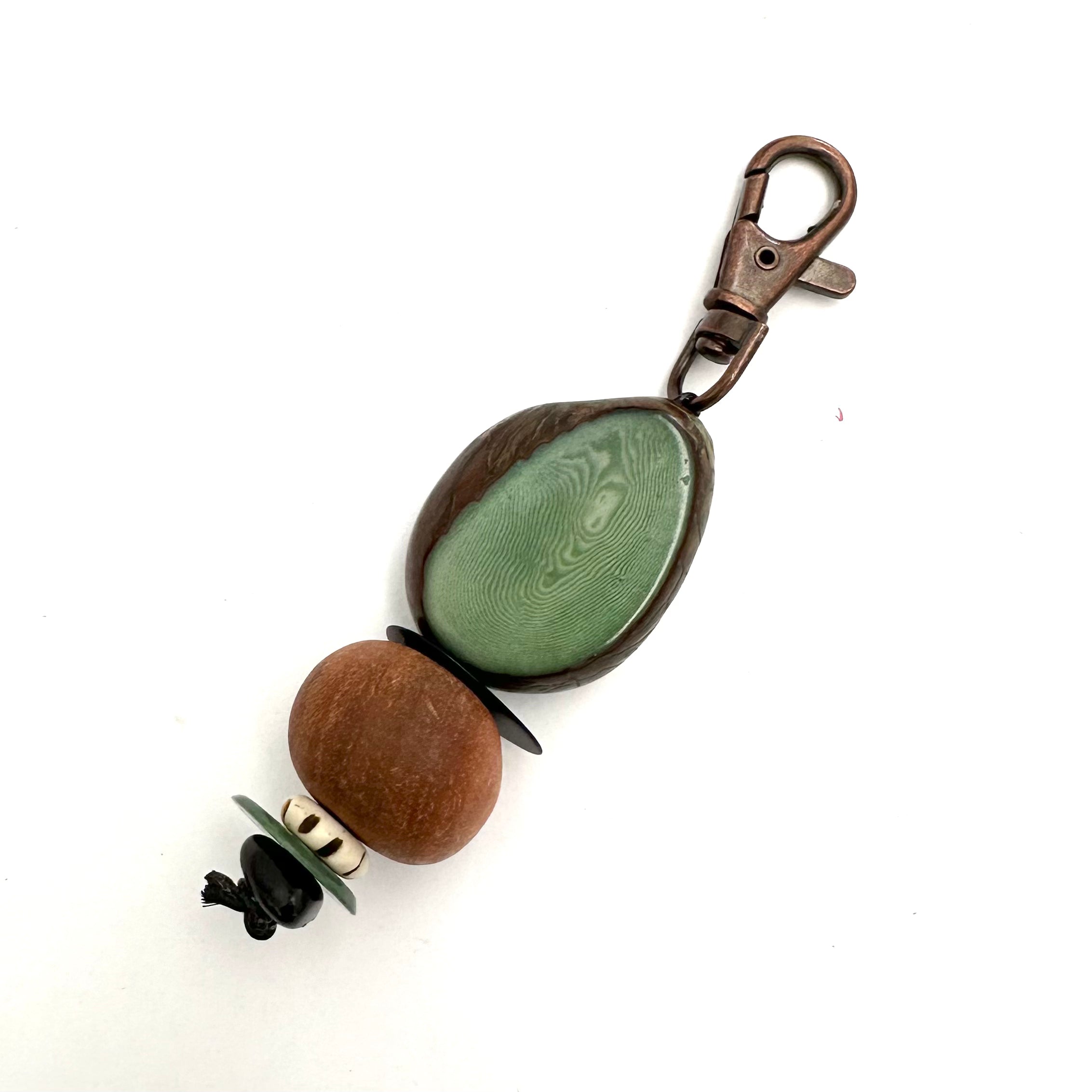 Eco Beads Key Ring key ring The Spotted Quoll Studio Juniper 