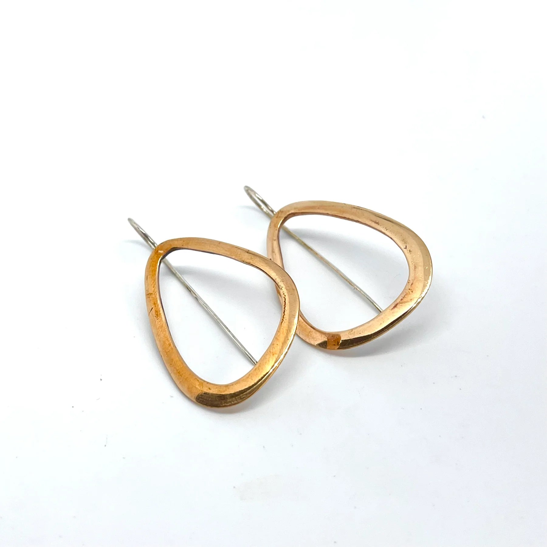 Simple Loop Earring Silver - Rare & Beautiful (Copy) Earrings The rare and Beautiful Copper & Silver 