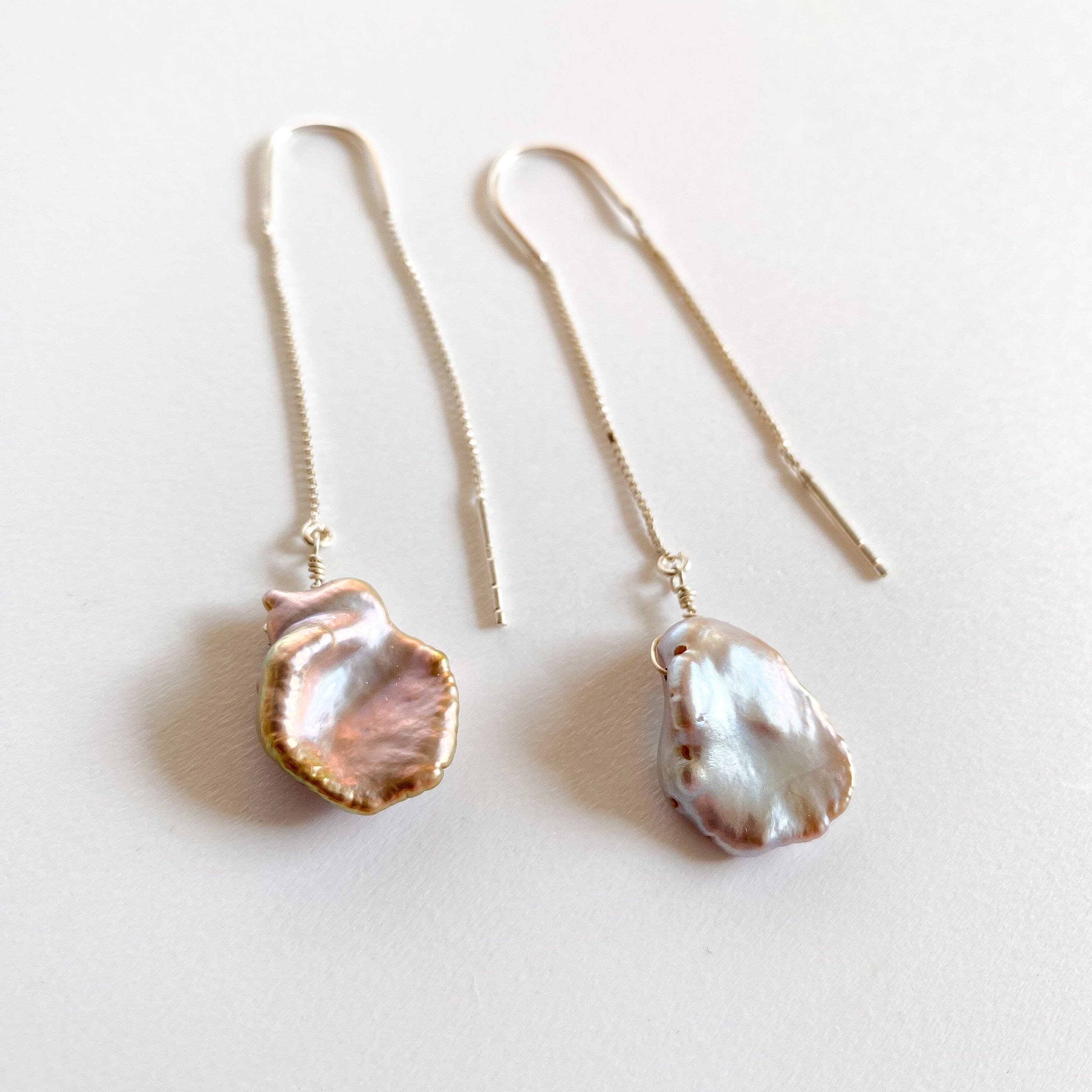 Pearl Collection - Lisa Carney Jewelry Lisa Carney Designs Pearl Thread Earring - Lilac 