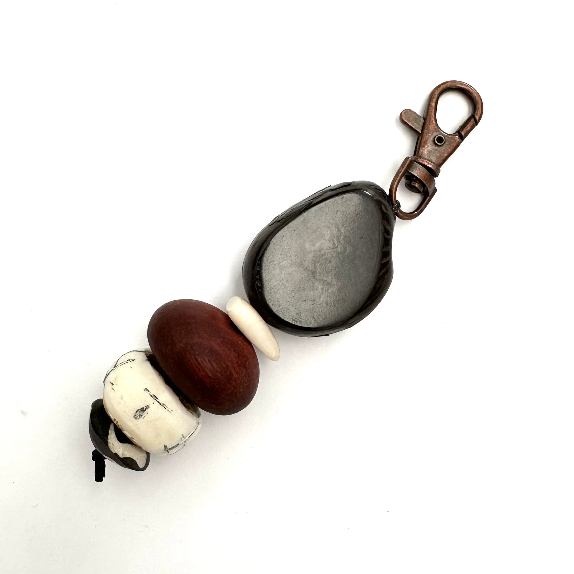Eco Beads Key Ring key ring The Spotted Quoll Studio Shadow 