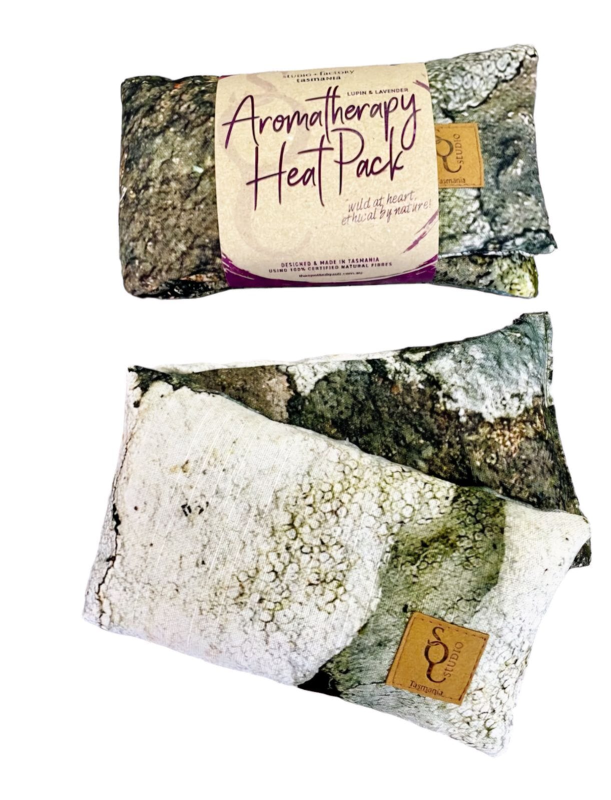 Aromatherapy Heat/Cold pack - Lupin & Lavender Heating Pads The Spotted Quoll Long Organic Lichen 