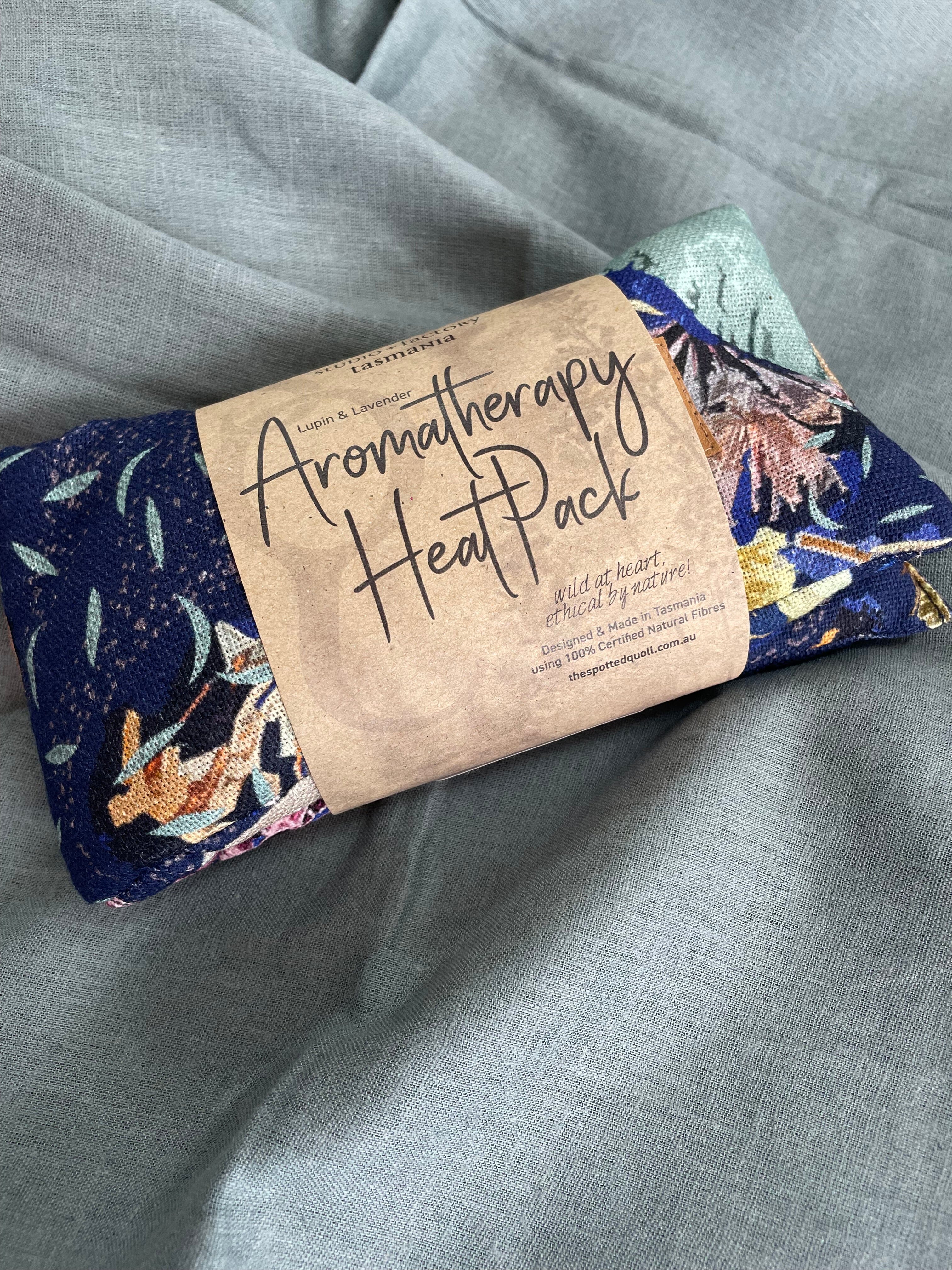 Aromatherapy Heat/Cold pack - Lupin & Lavender Heating Pads The Spotted Quoll Long No Bee No Me 