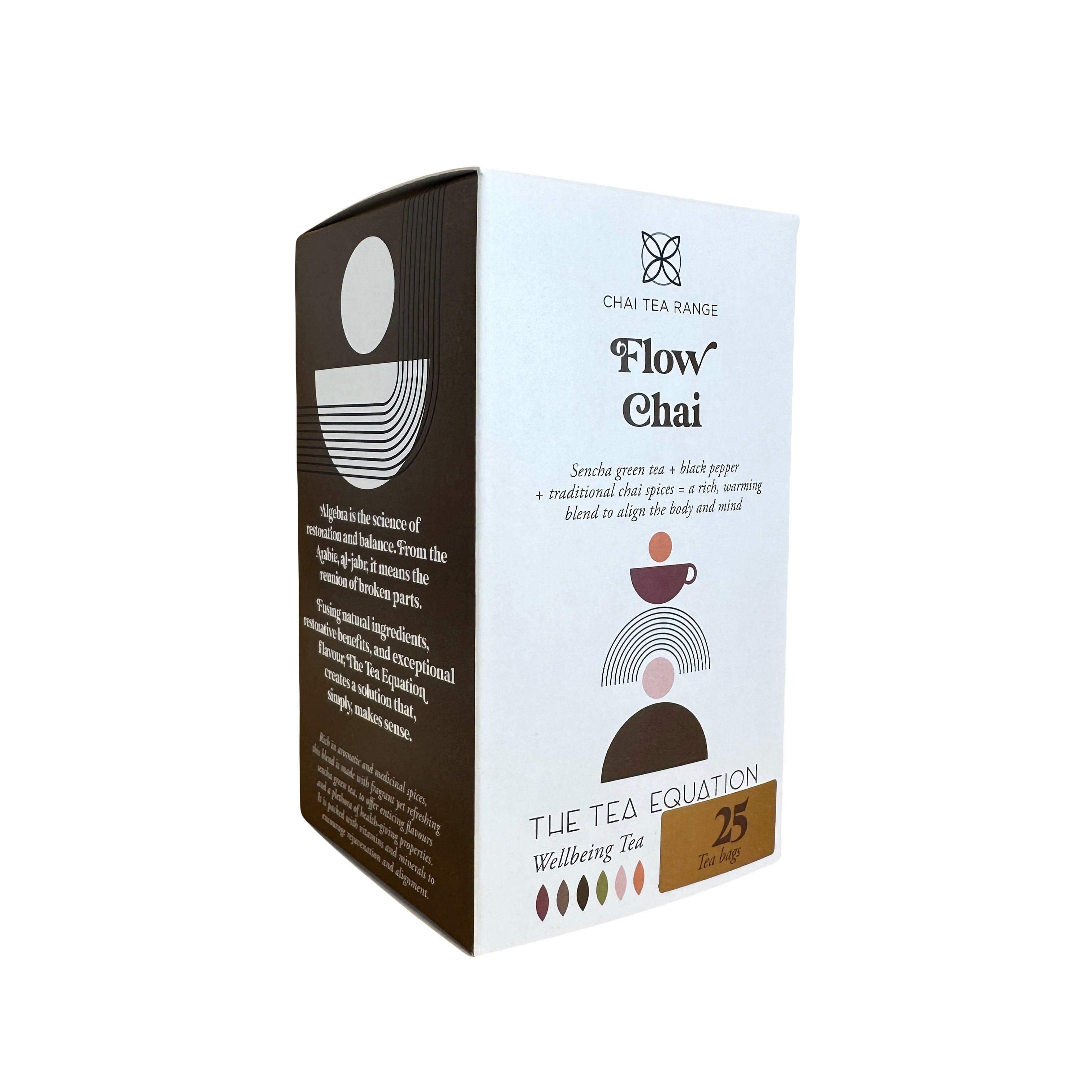 The Tea Equation - Tasmanian Teabags 25 Pack Tea The Rabbit Hole Organic Tea Bar Flow Chai 
