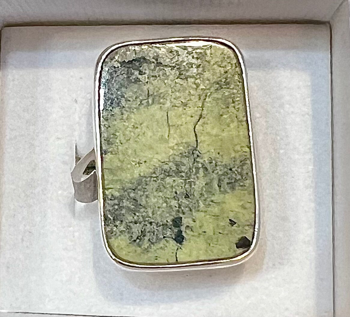 Tasmanian Jade Collection - The Rare and the Beautiful Necklaces The rare and Beautiful Jade Rectangle Ring Size R 
