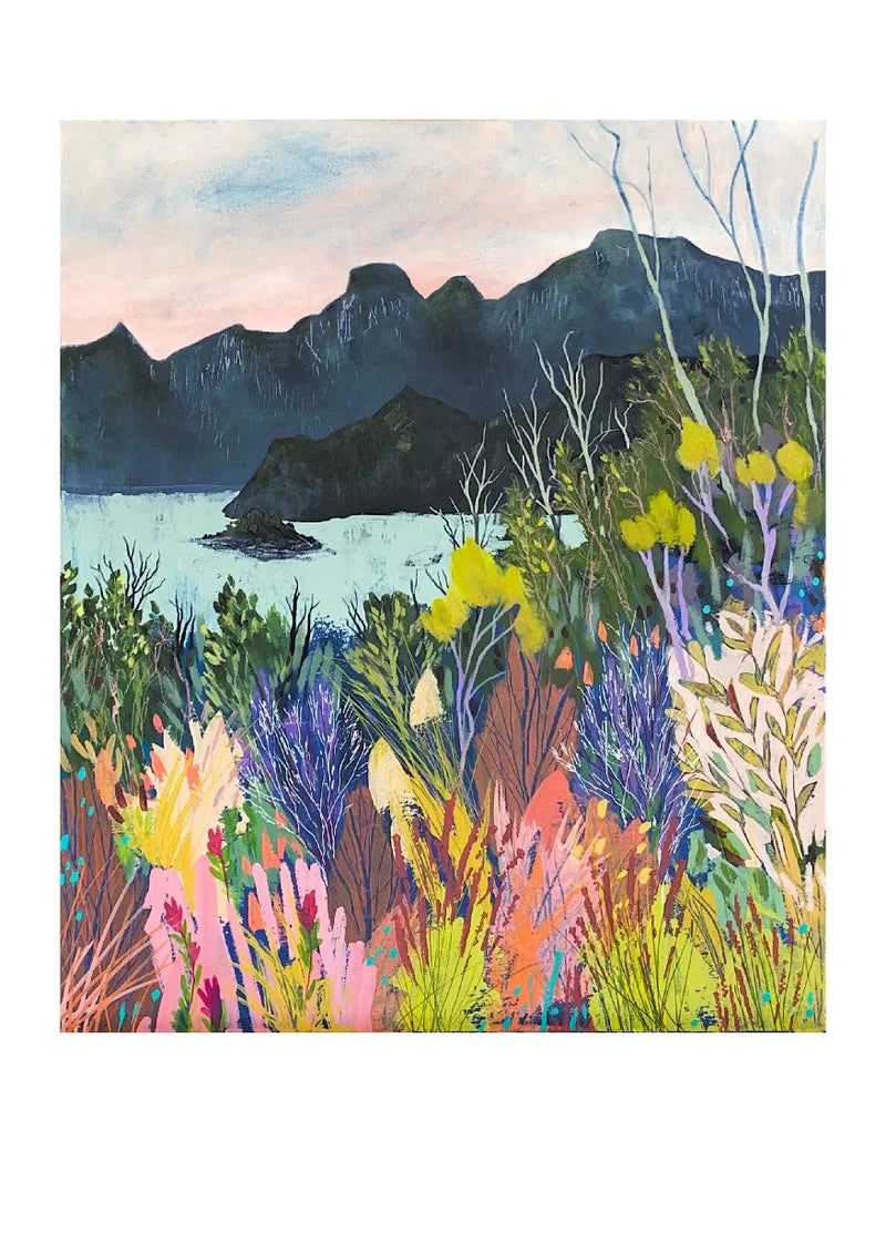 Art Prints - Michelle Evans Wall Art The Spotted Quoll A3 Lake Pedder 