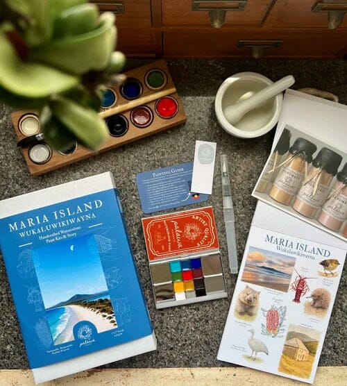 Palawa Pigments Scared Paints - Maria Island – The Spotted Quoll