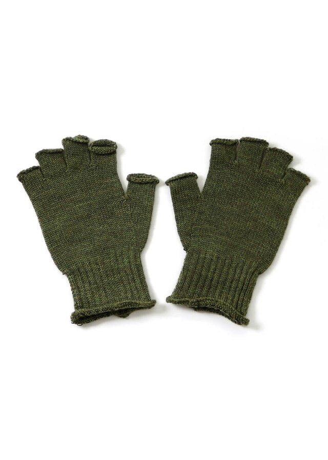 Milo Fingerless Merino Gloves - Uimi Gloves Uimi Moss 