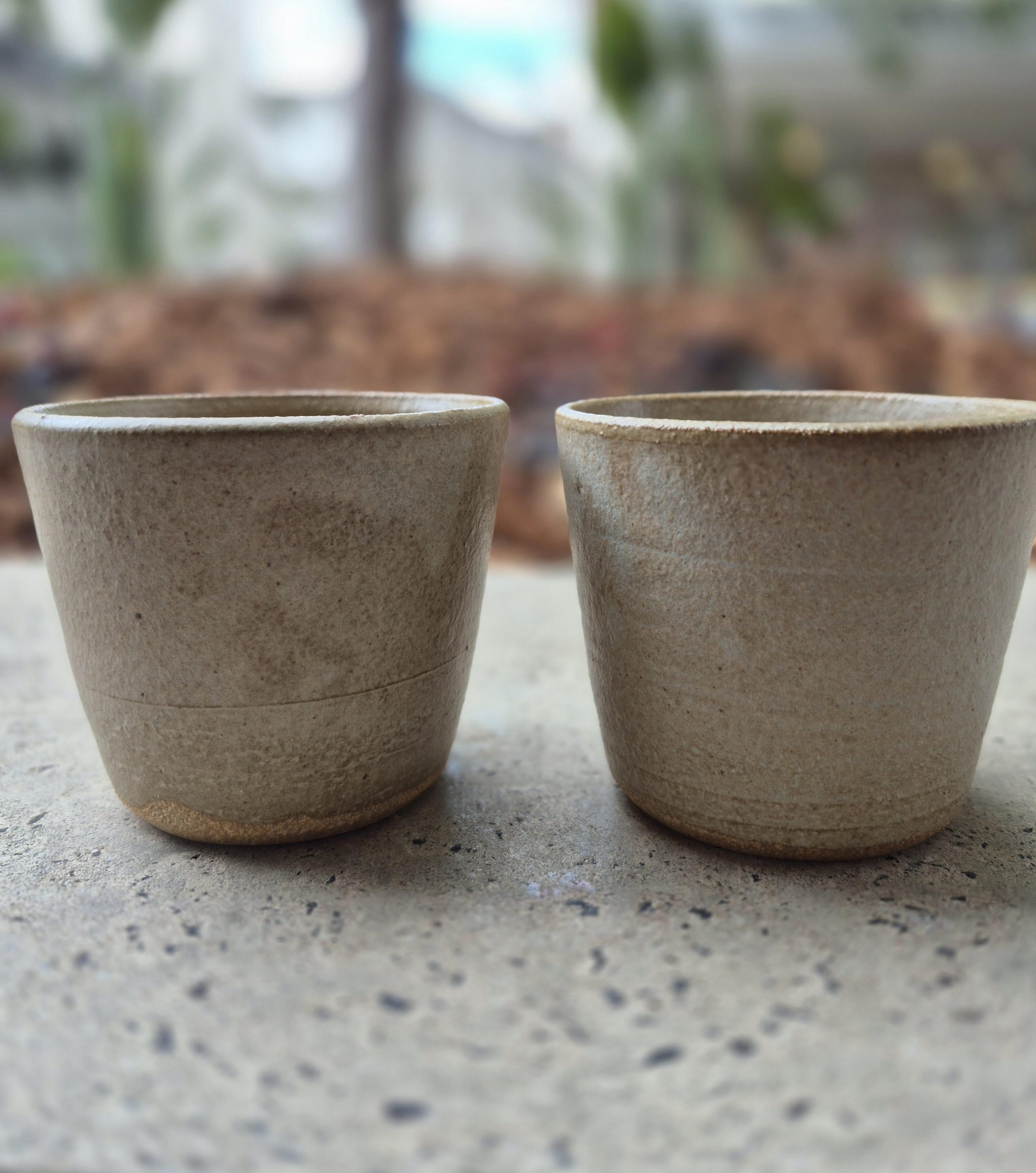 Ceramic Latte Cups- The Little Mud Room ceramics The Little Mud Room Natural Latte 