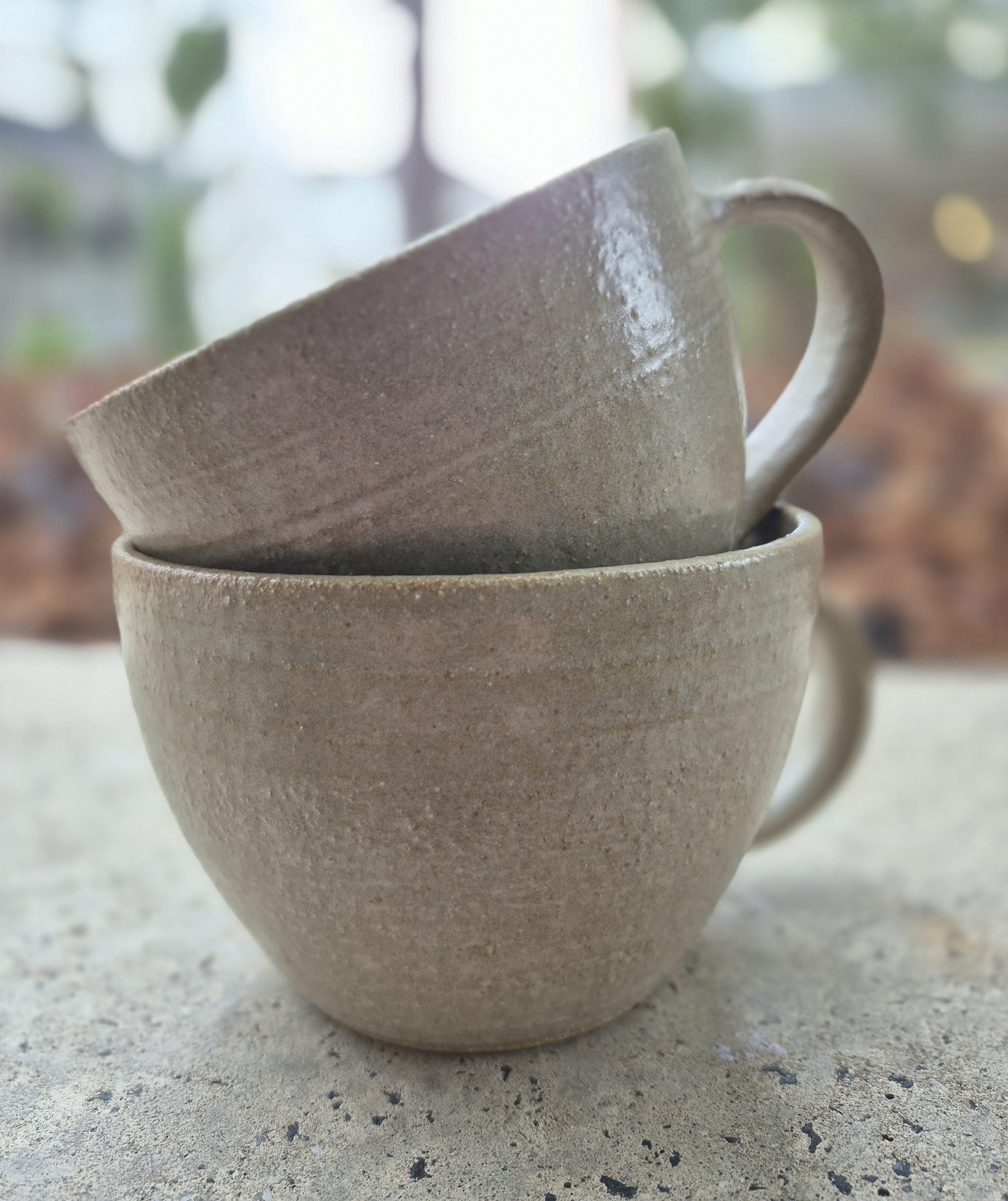 Ceramic Mugs - The Little Mud Room ceramics The Little Mud Room NATURAL / LARGE ROUND 