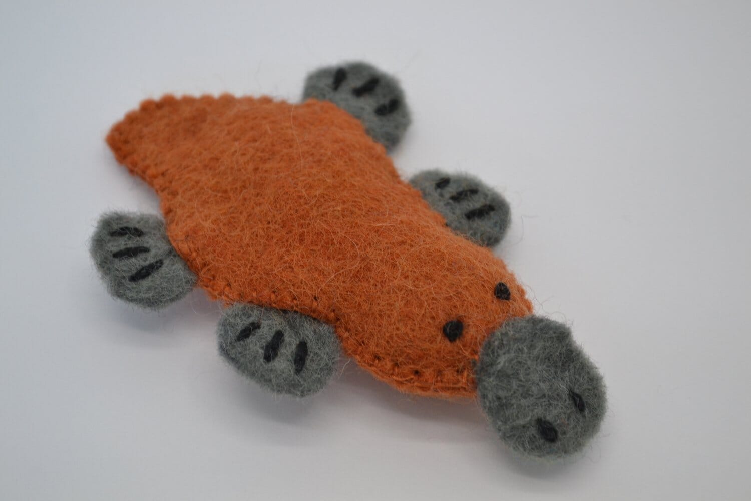 Wool Felt Finger Puppets - Create & Wonder finger puppets Create & Wonder Platypus 