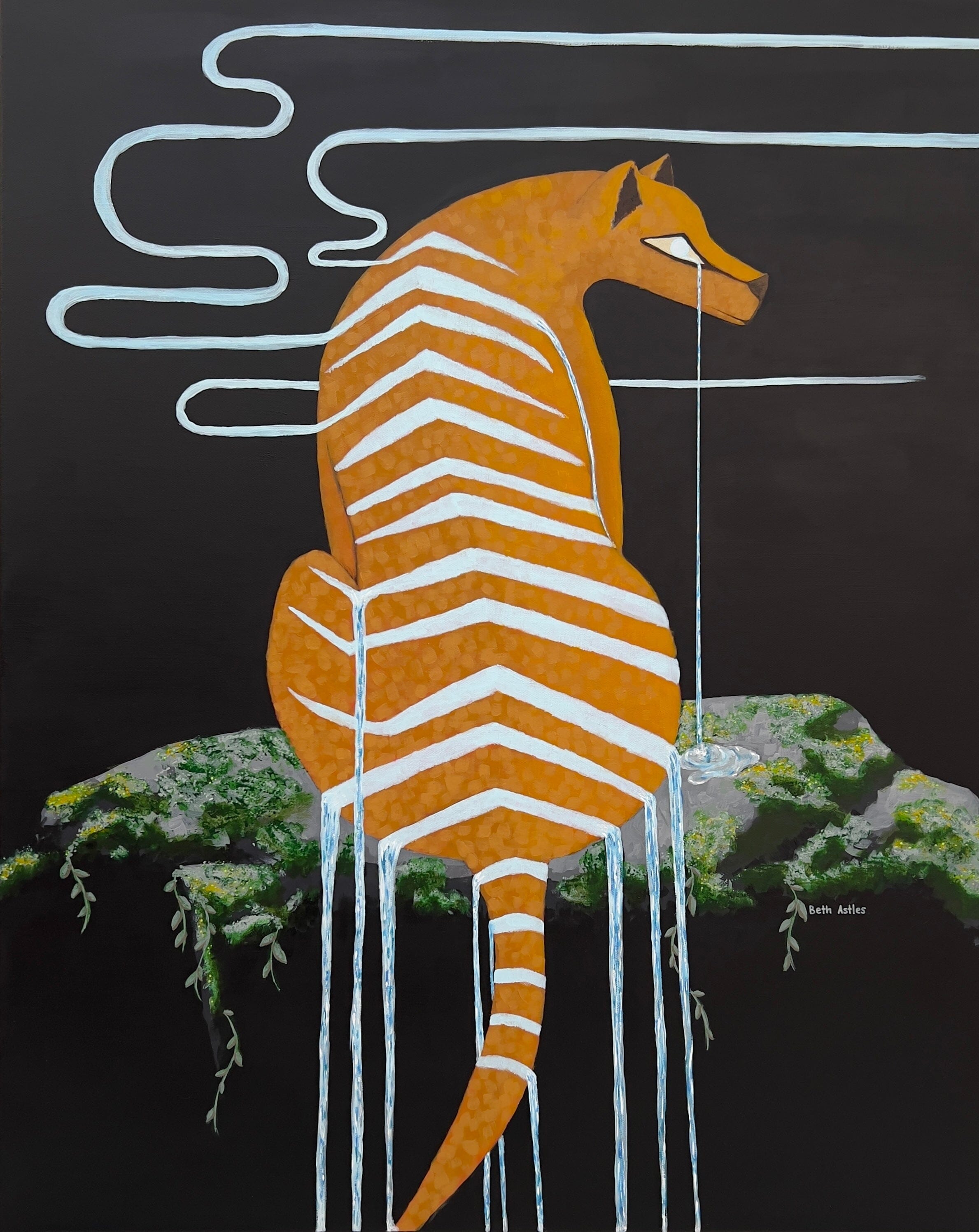 Thylacine Art Prints - Beth Astles Art Print Beth Astles 