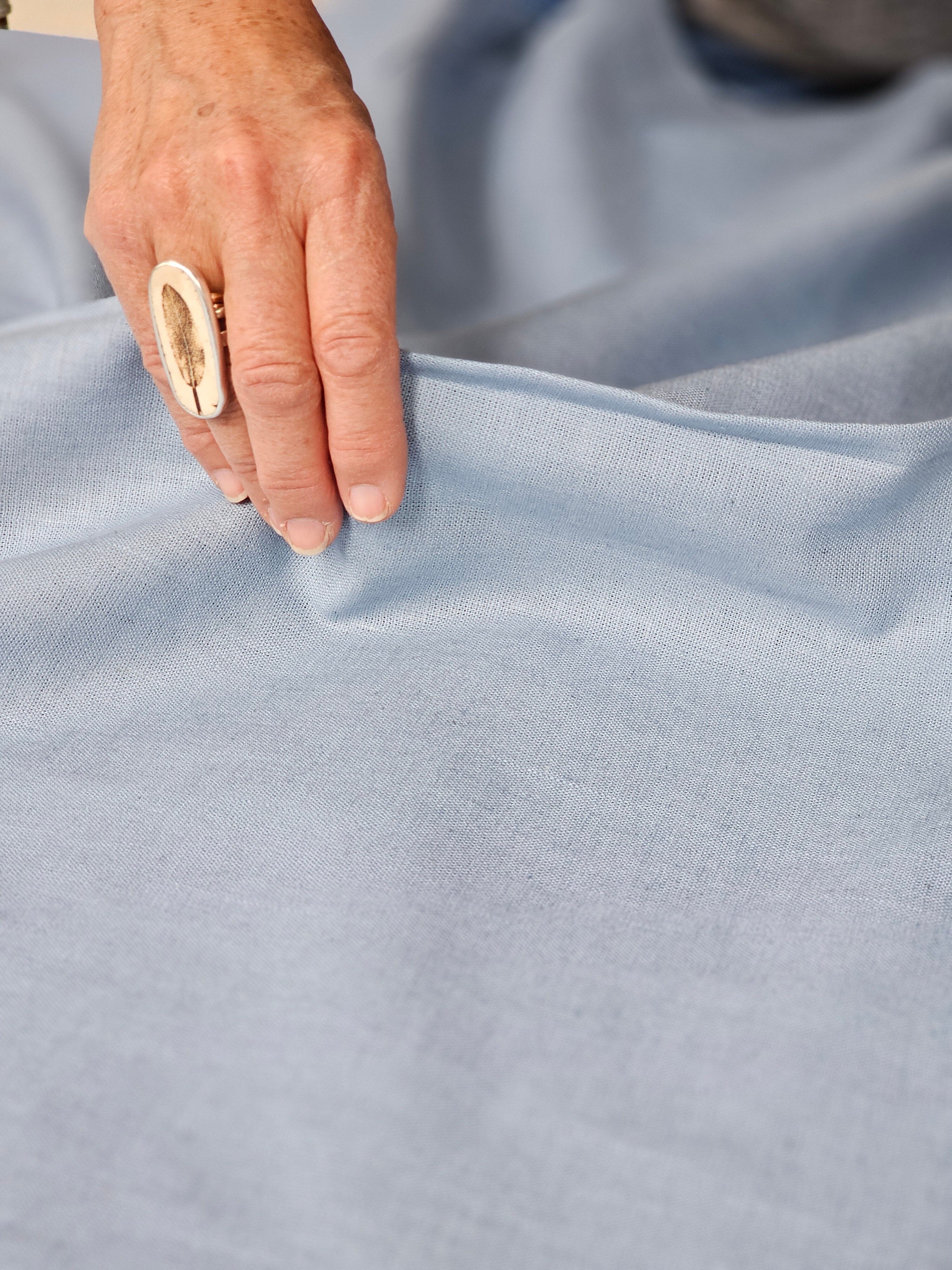 Fabric Organic Dyed Linen - By The Metre fabric The Spotted Quoll Studio 