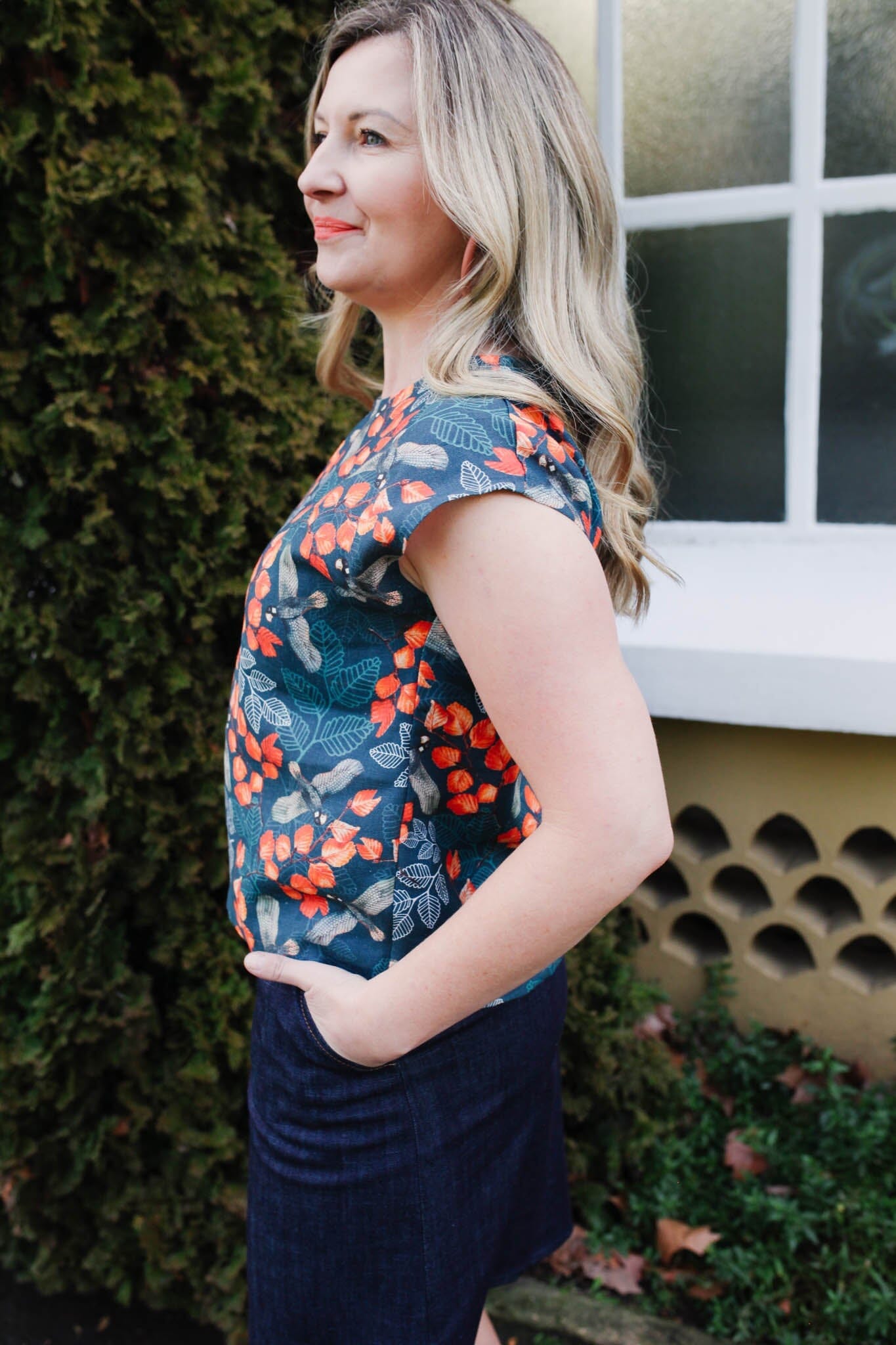 SQ Sewing Pattern - Mini Pleat Top top pattern The Spotted Quoll 