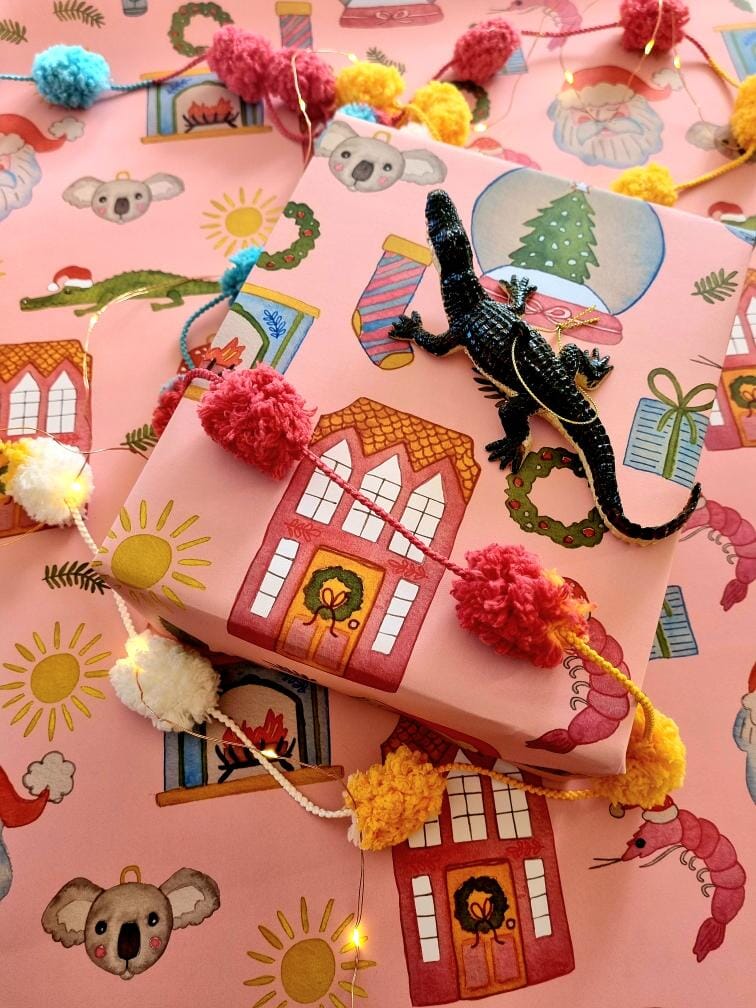 Wrapping Paper- Bosa Art Co Gift Tags & Labels Bosa Art Co 