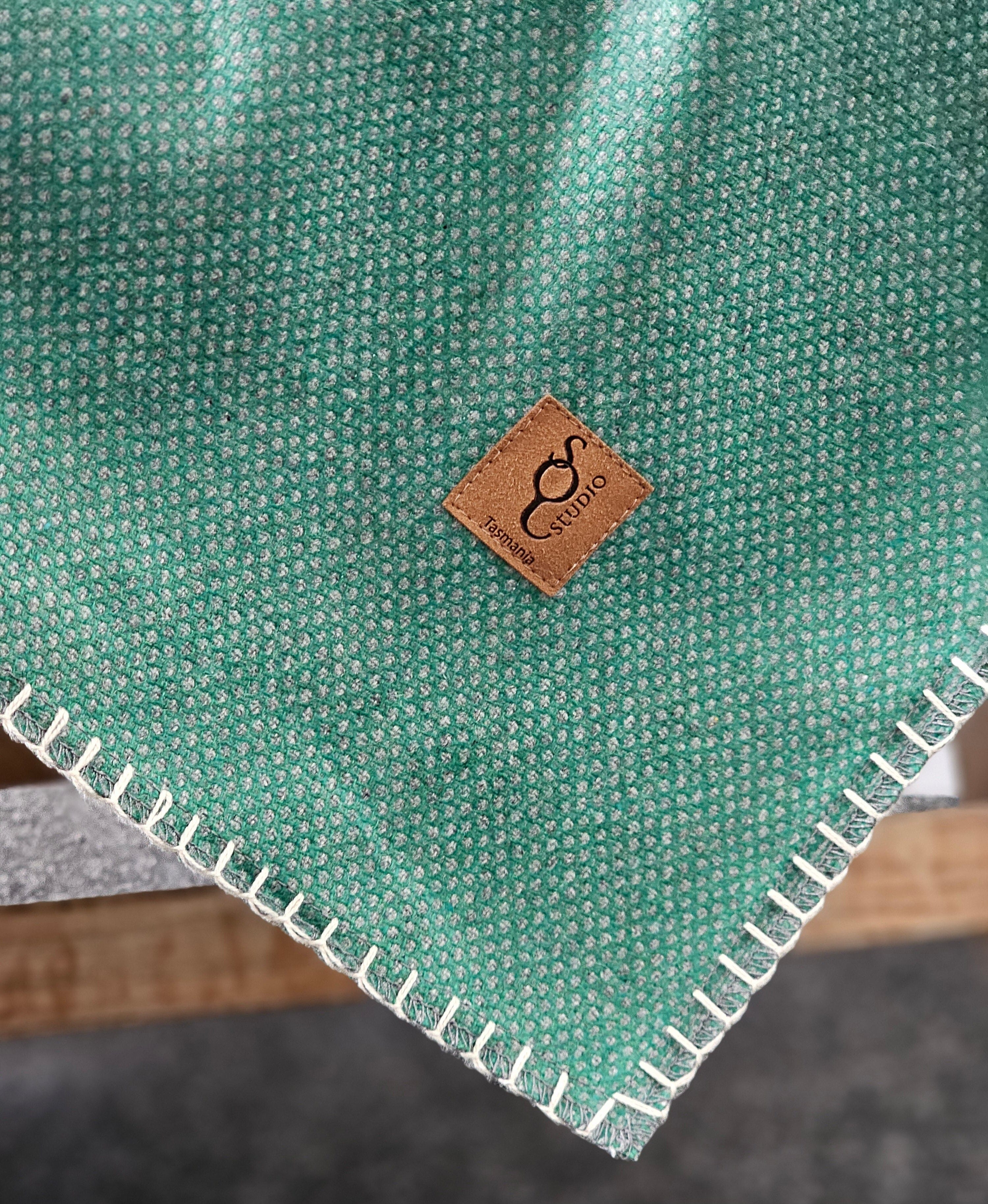 Organic Wool Felt Throw - SQ Studio Throws The Spotted Quoll 