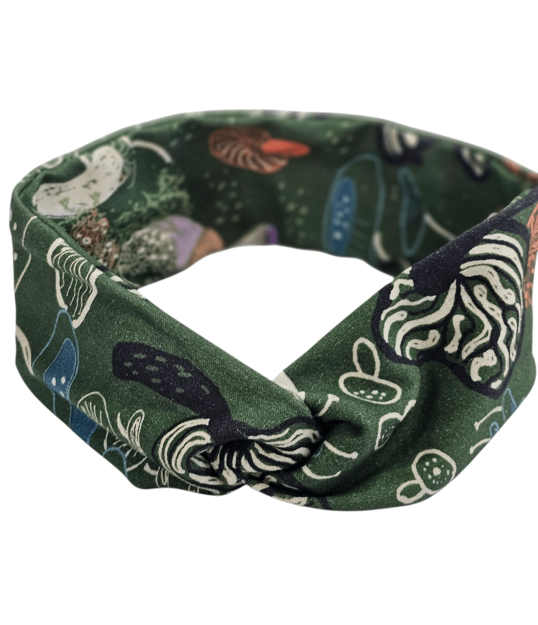 Knotted Headband - Spotted Quoll Studio Hair Accessories The Spotted Quoll Tassie Fungi 