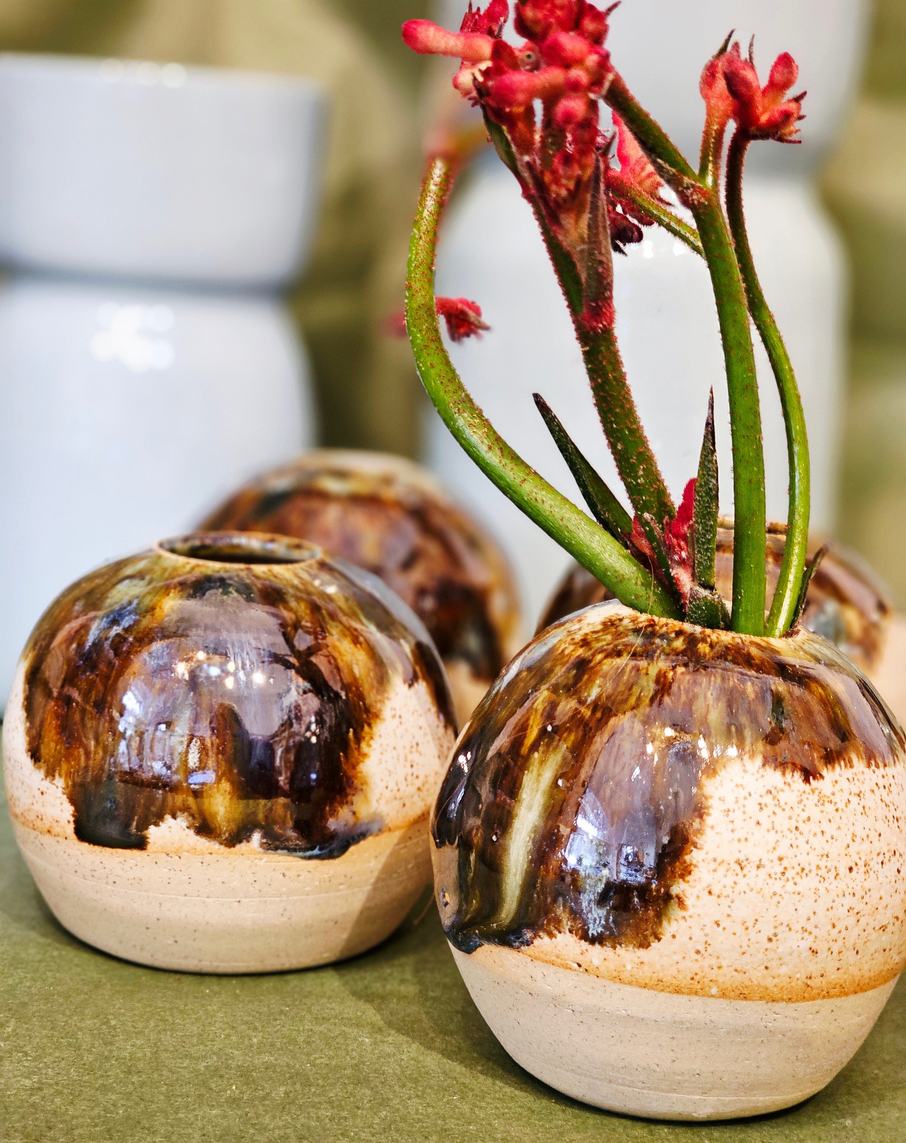 Arny Gyda Pottery Vases- Tasmania ceramics Arny Gyda 