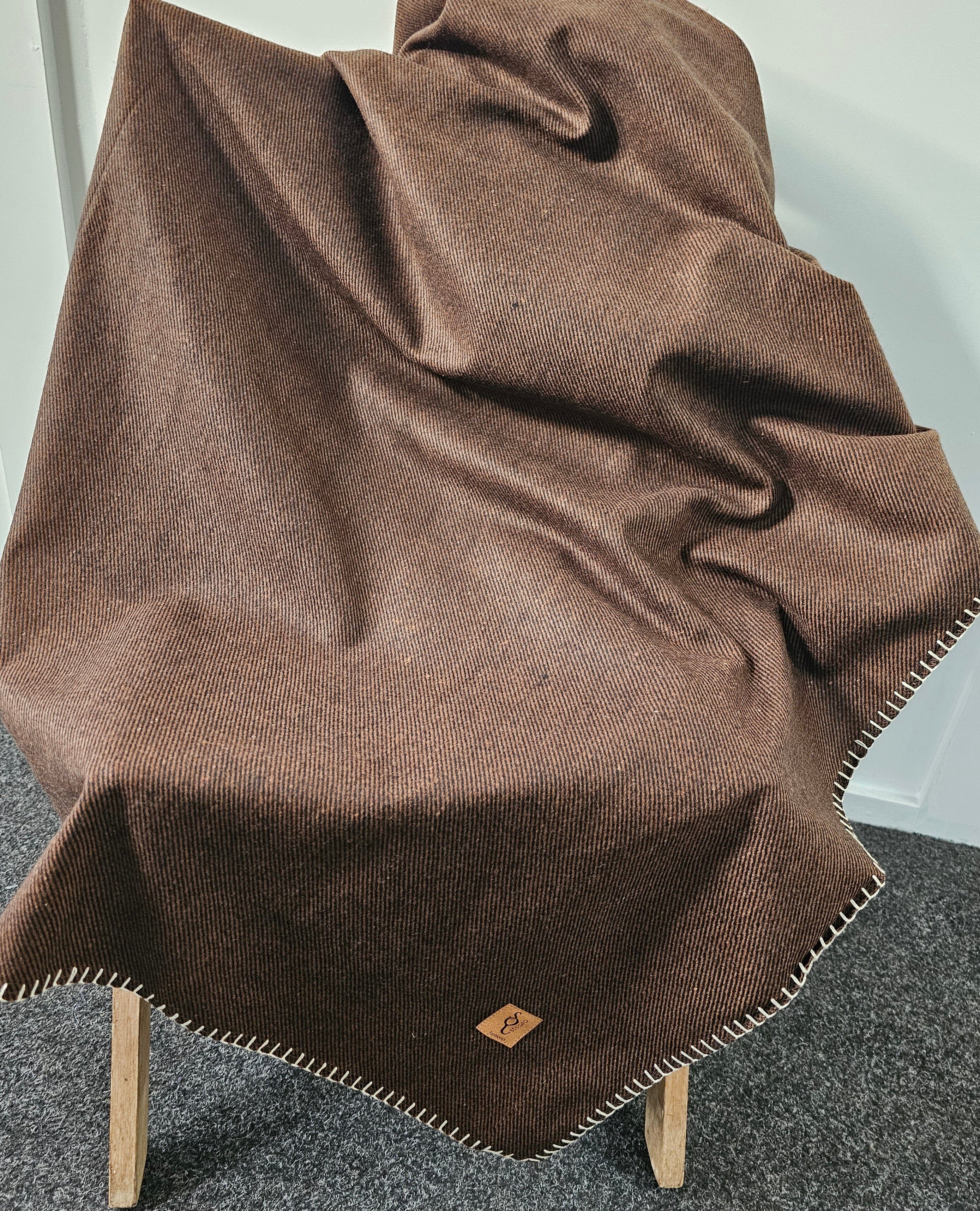 Organic Wool Felt Throw - SQ Studio Throws The Spotted Quoll 