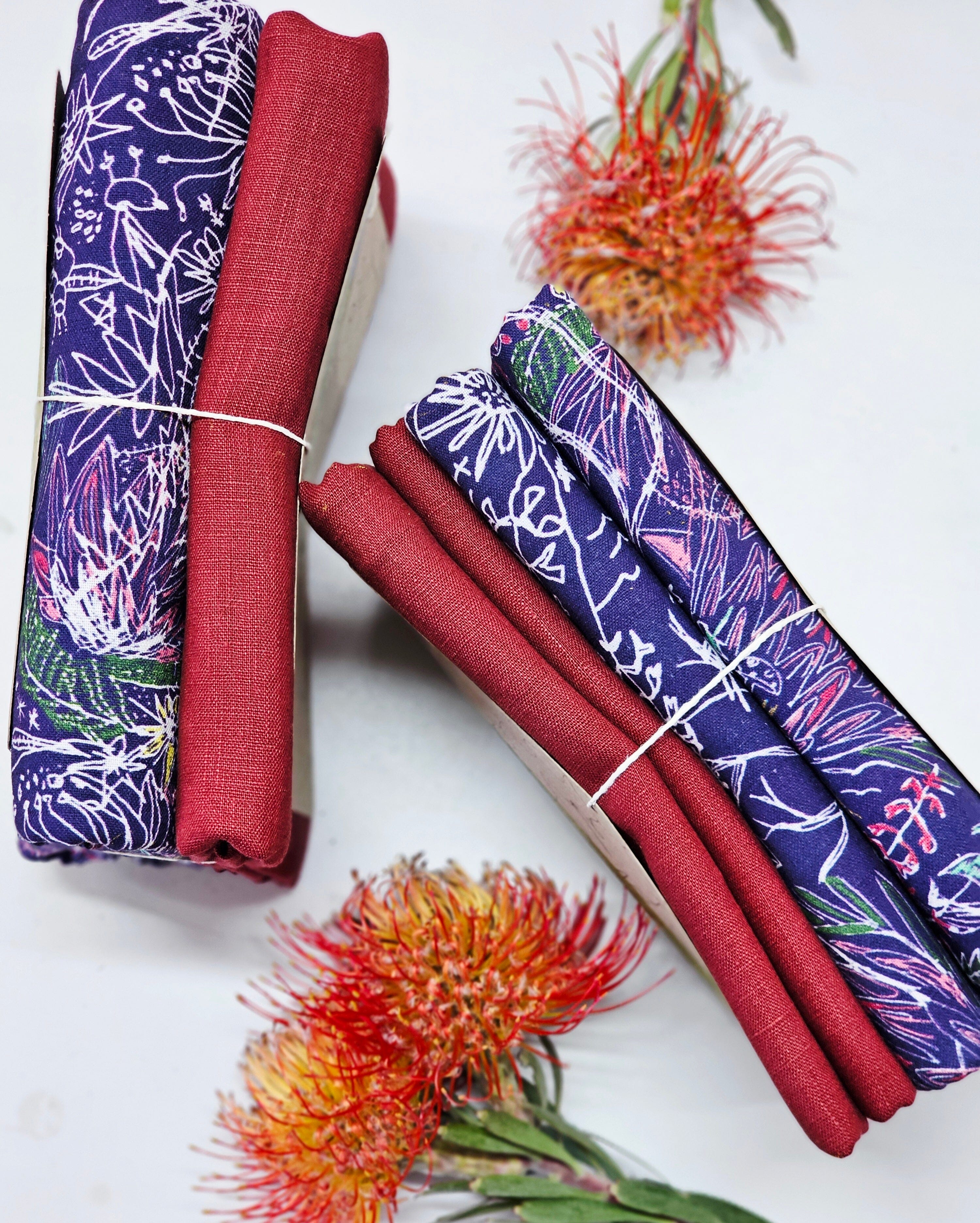 Fabric Inspo Pack - Cut Bundles fabric The Spotted Quoll Studio Pepperberry / Wildflowers 