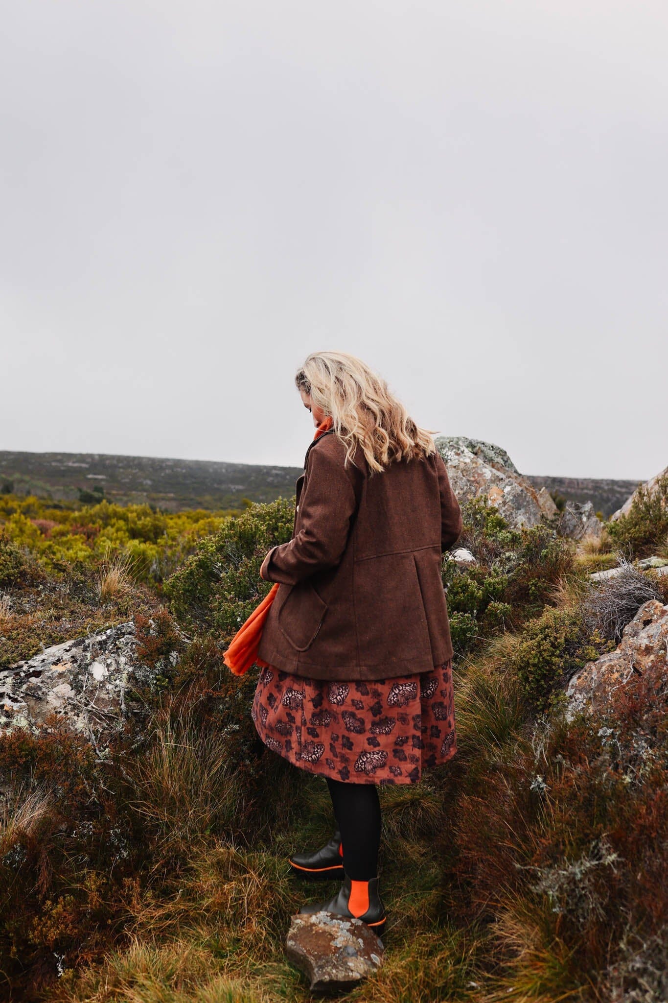Organic Linen Peasant Dress - Cocoa Moth Dresses The Spotted Quoll 