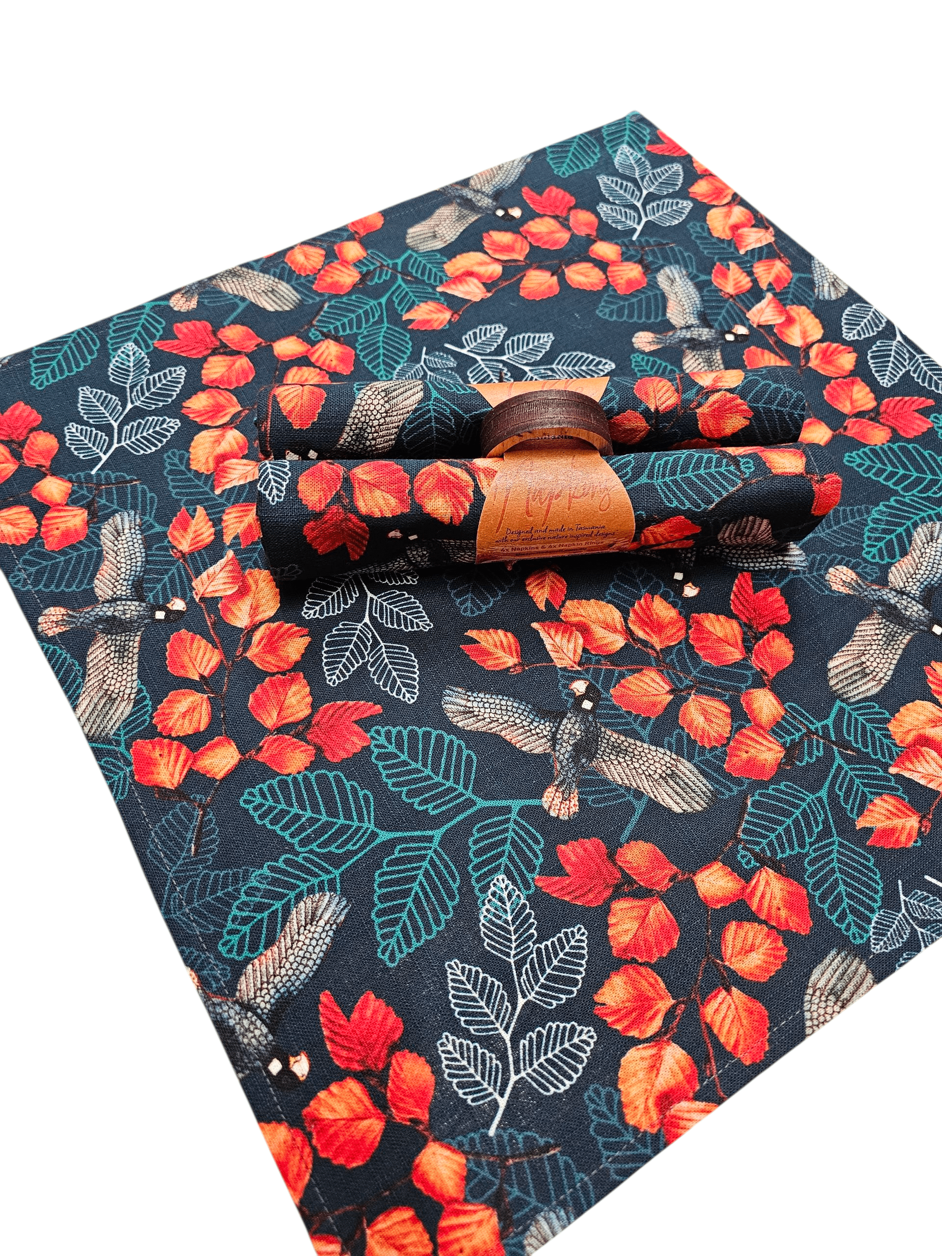 Table Napkins Linen - All Kinds table ware The Spotted Quoll 