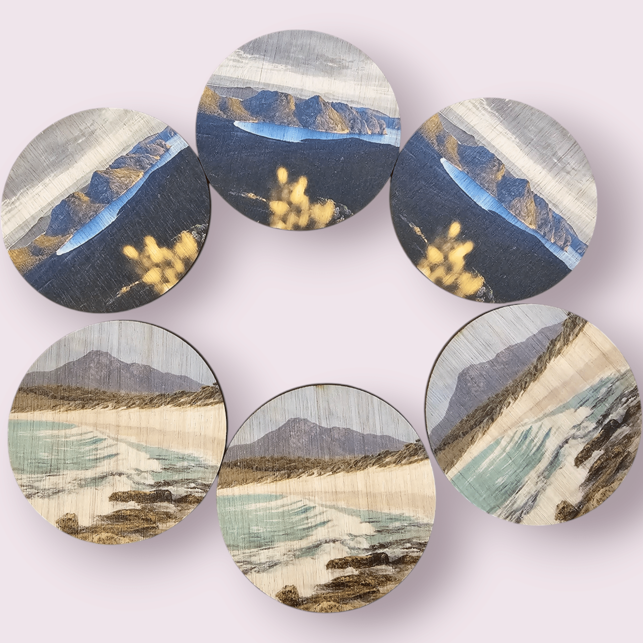 Coasters Cool Climate - Hamish Lockett coasters The Spotted Quoll Mixed Pack 