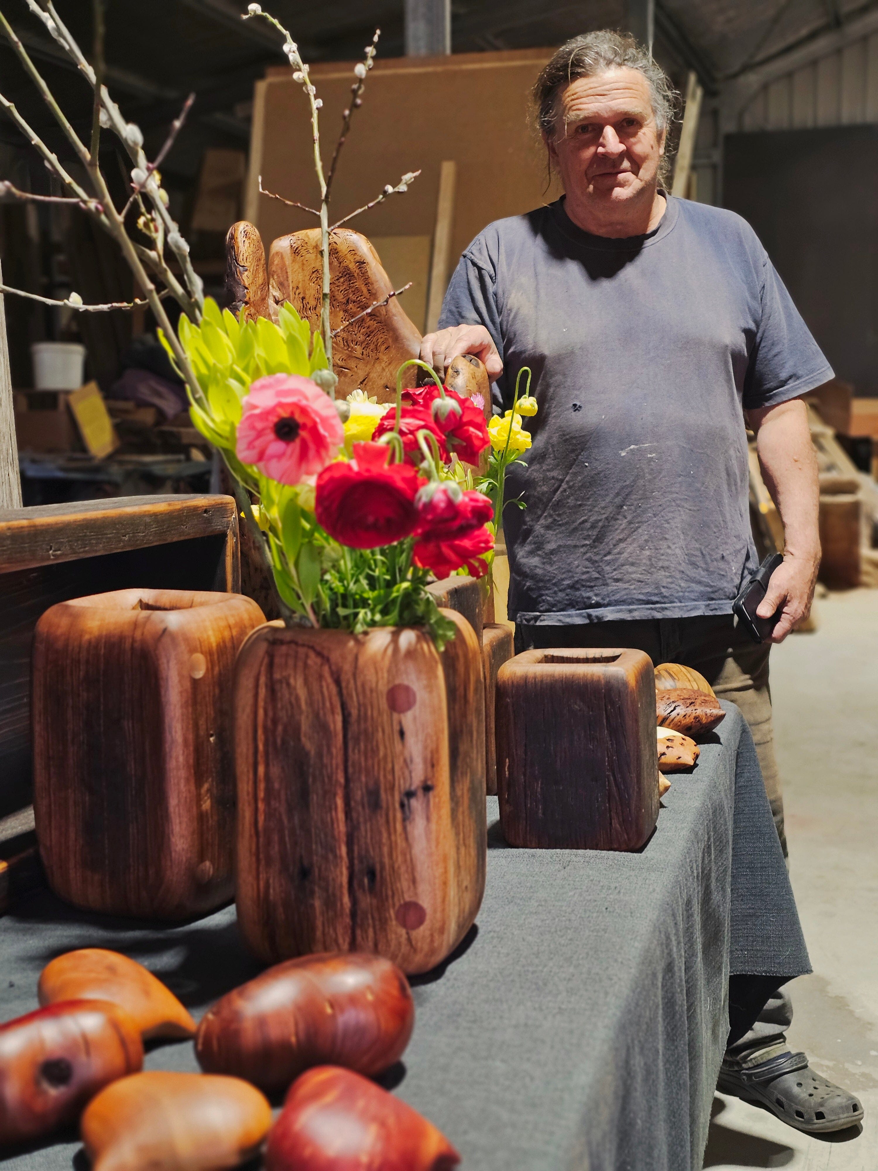 Reclaimed Timber Vases - Sideline Timber Vase Sideline Timber 