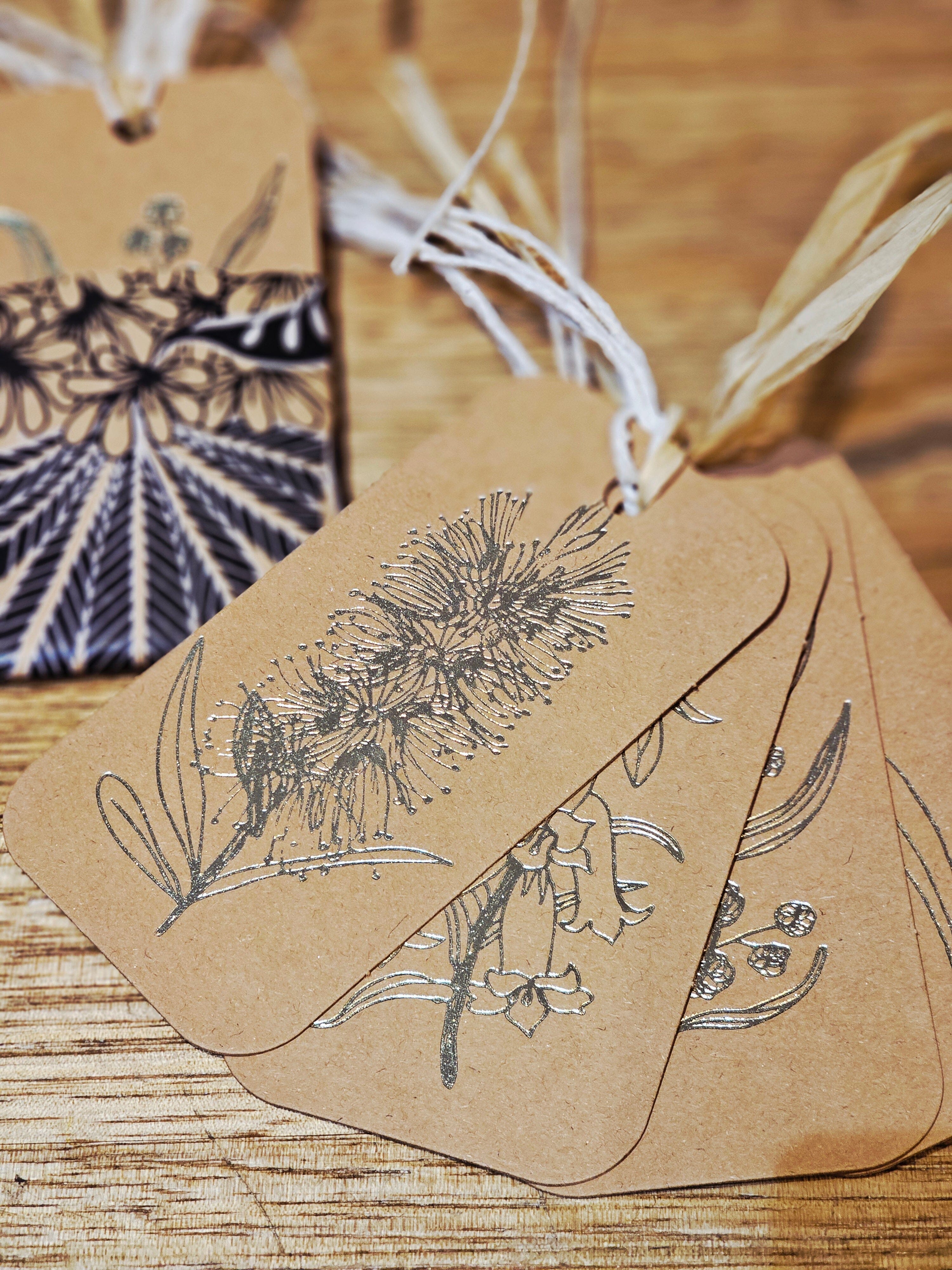Gold Embossed Gift Tags Gift Tags & Labels The Spotted Quoll 