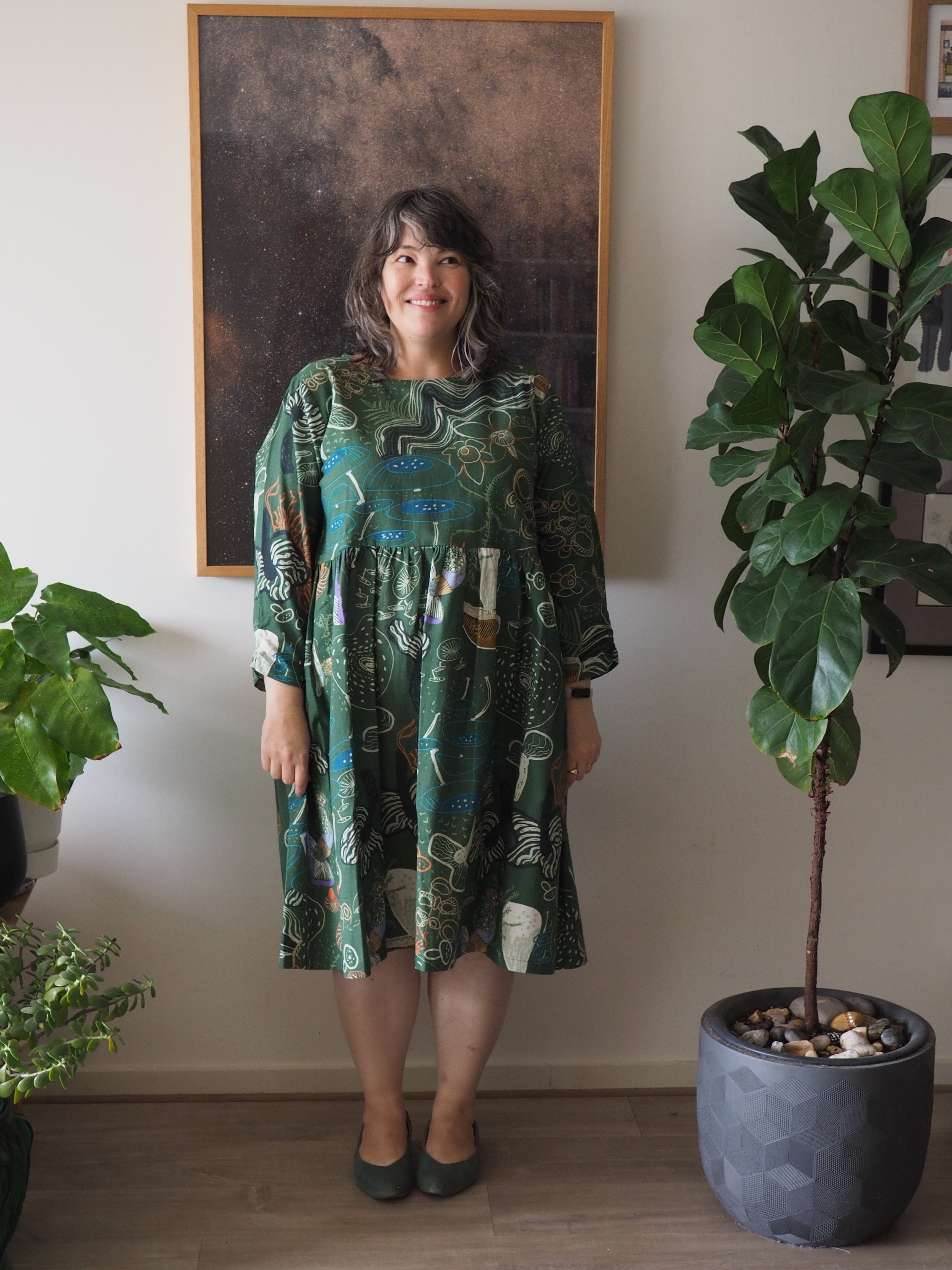 SQ Sewing Pattern - Peasant Dress top pattern The Spotted Quoll 