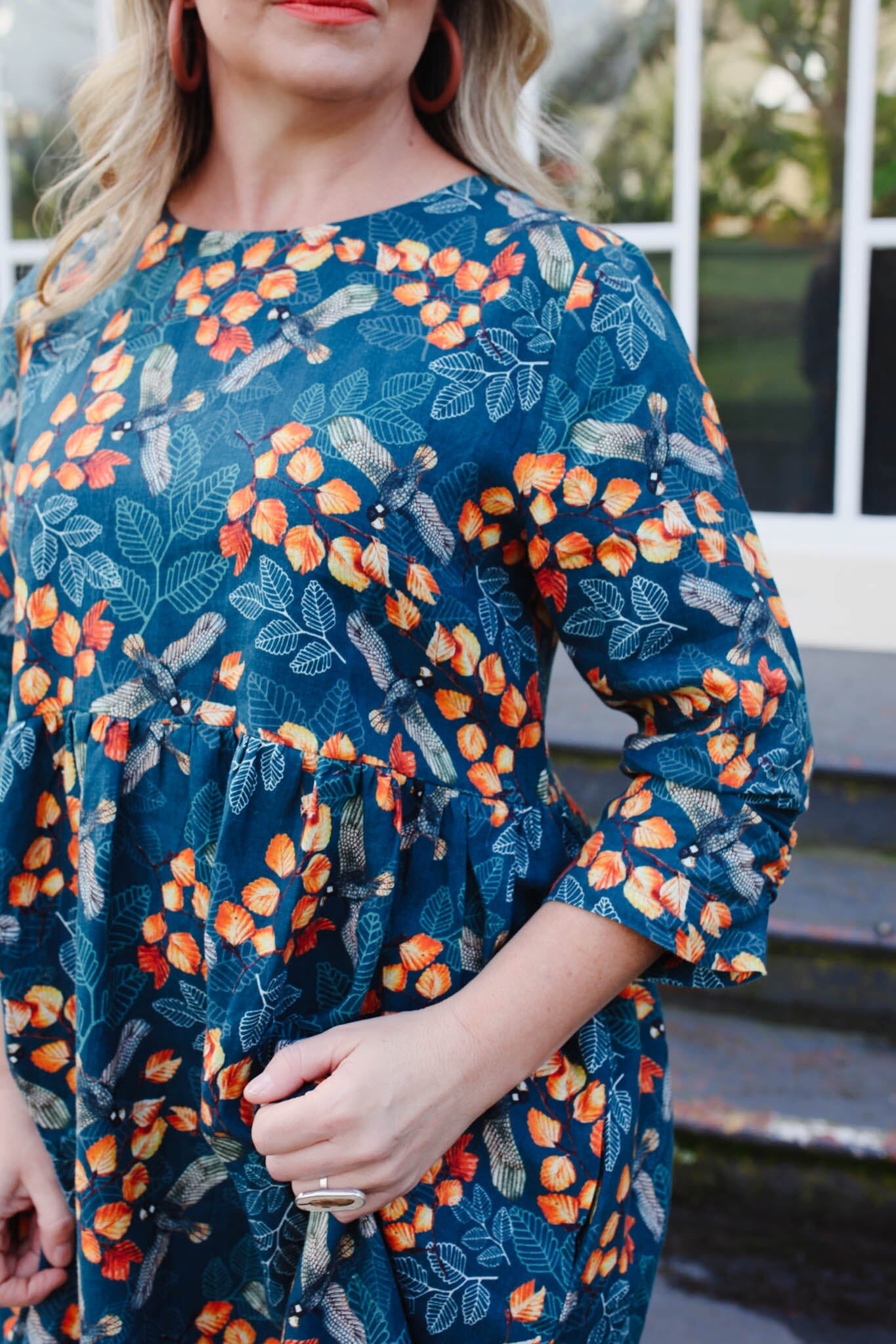 SQ Sewing Pattern - Peasant Dress top pattern The Spotted Quoll 