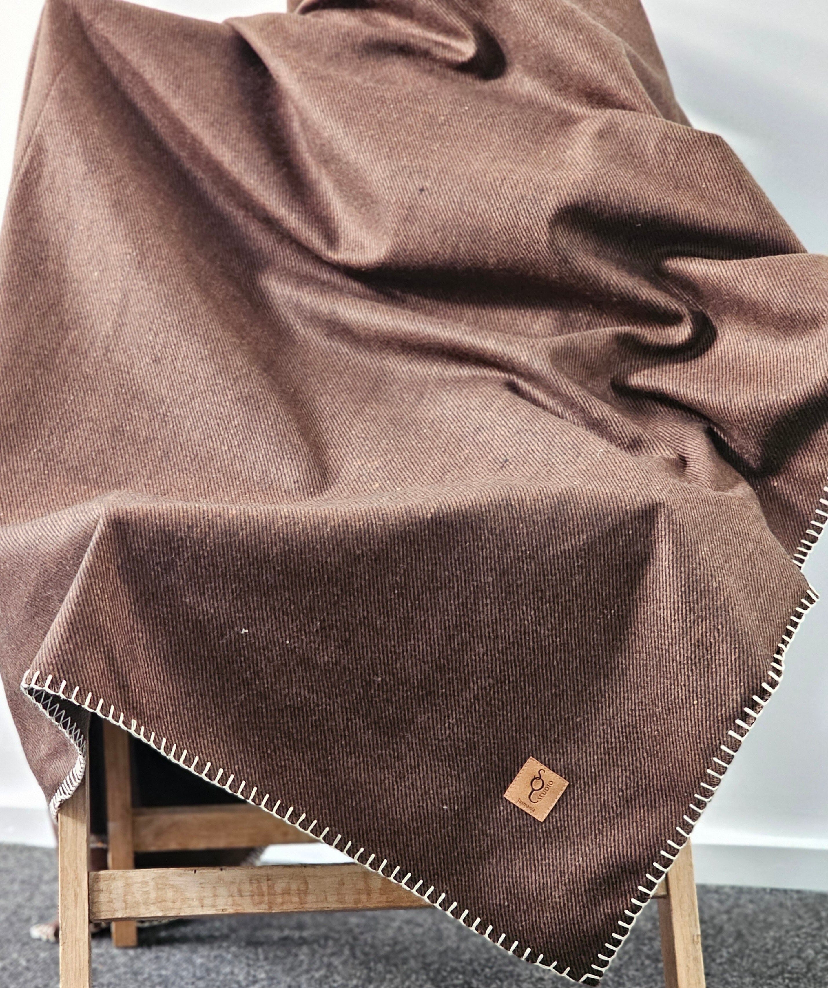 Organic Wool Felt Throw - SQ Studio Throws The Spotted Quoll 