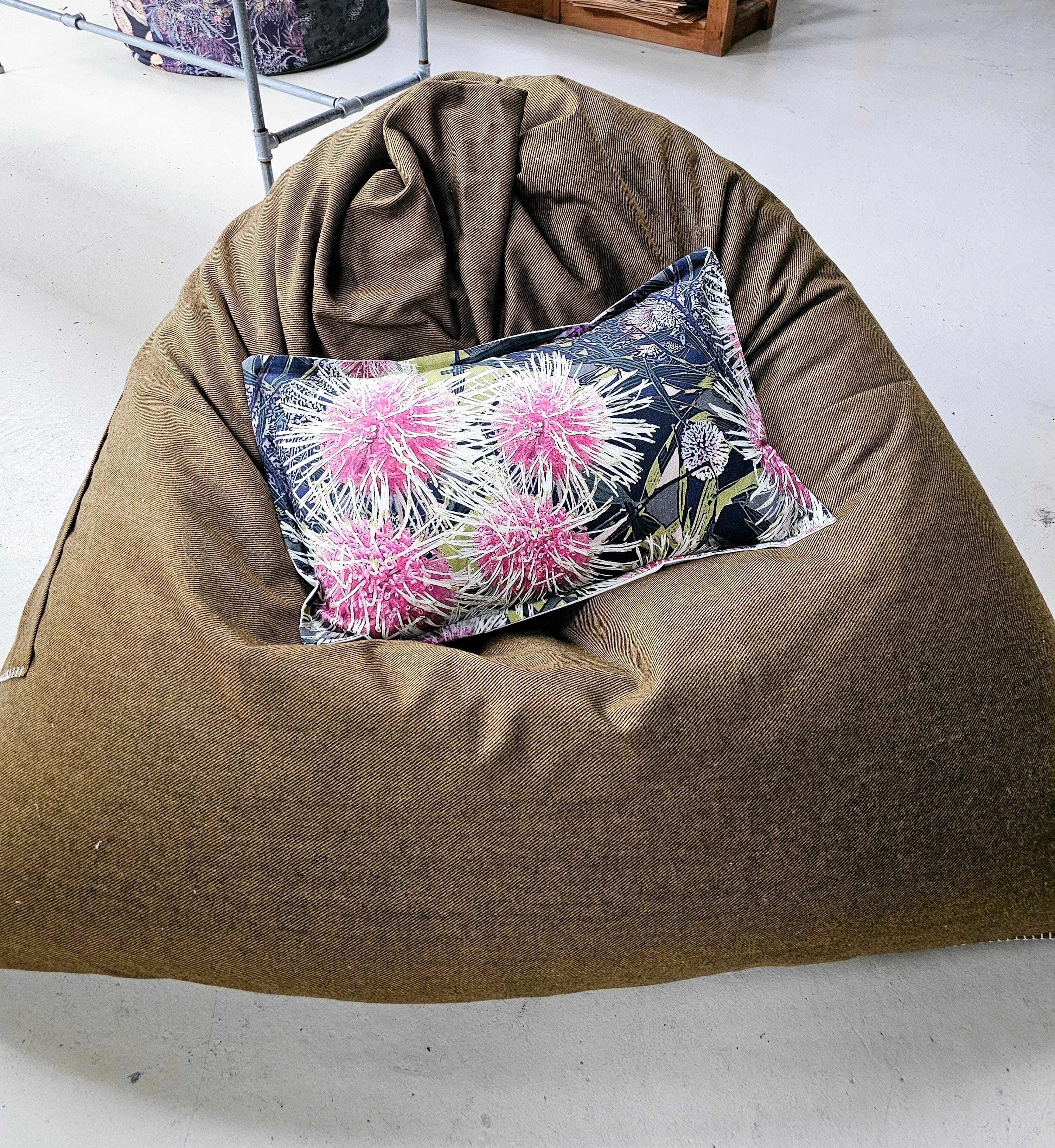 Organic Linen/Hemp Cushion-Pincushion Cushions The Spotted Quoll 