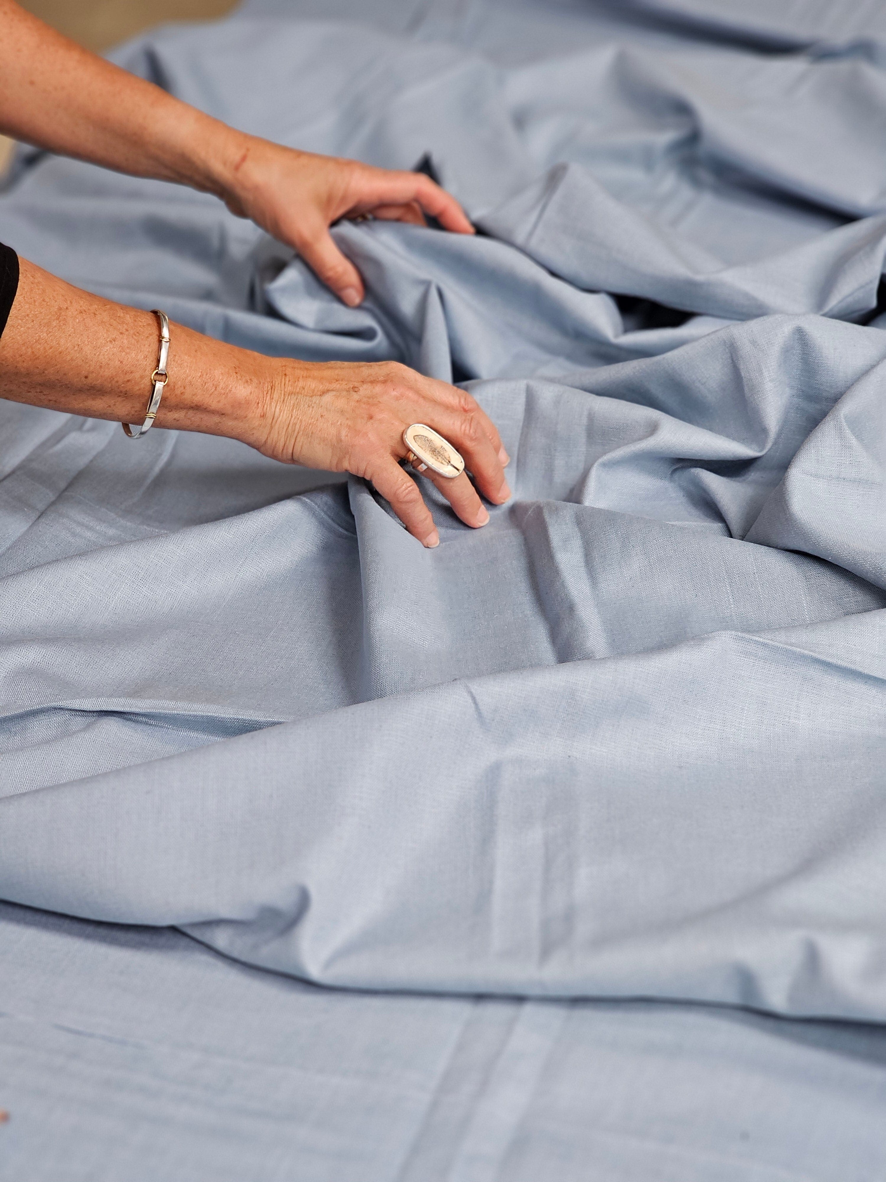 Fabric Organic Dyed Linen - By The Metre fabric The Spotted Quoll Studio 