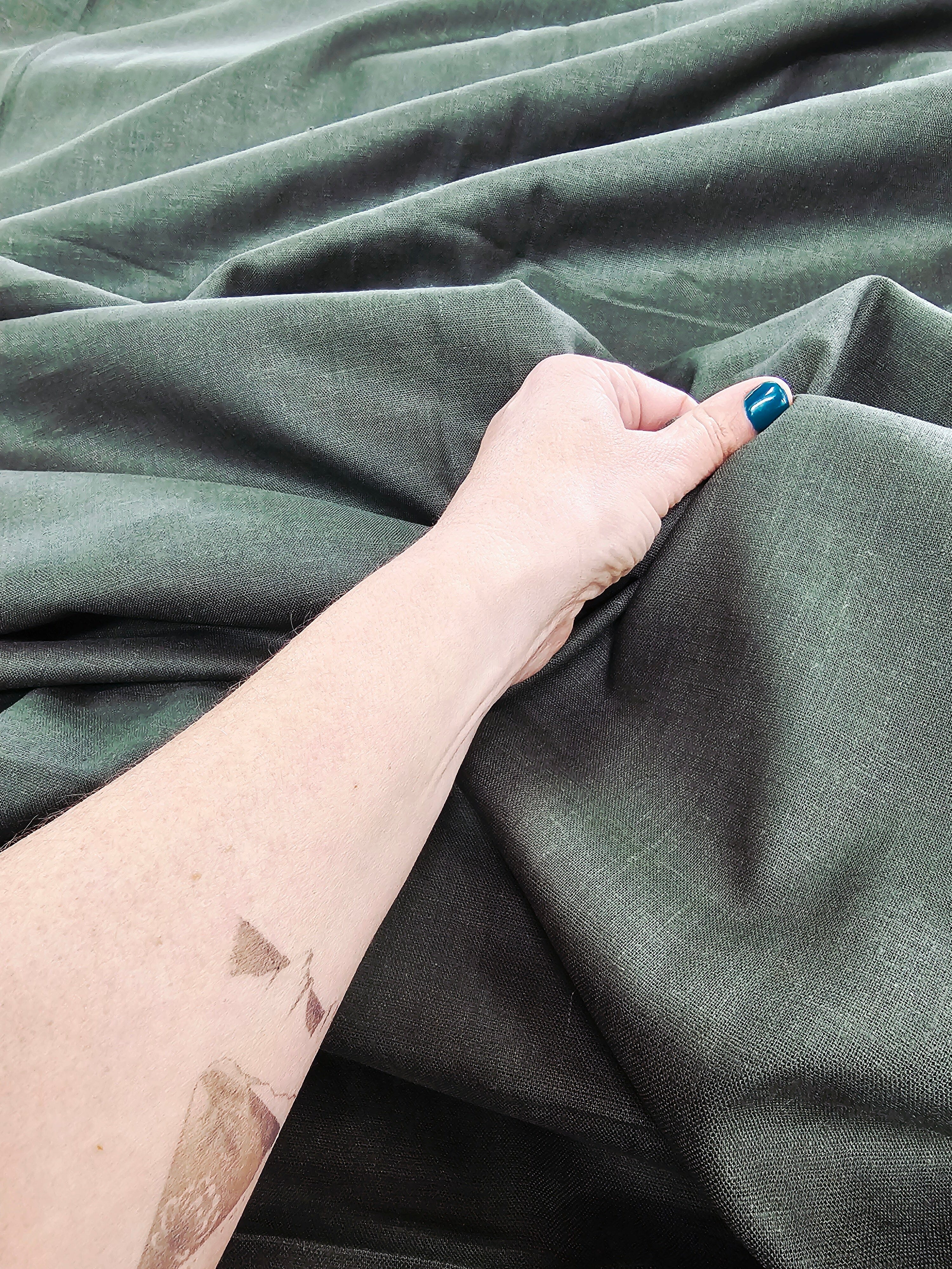 Fabric Organic Dyed Linen - By The Metre fabric The Spotted Quoll Studio 