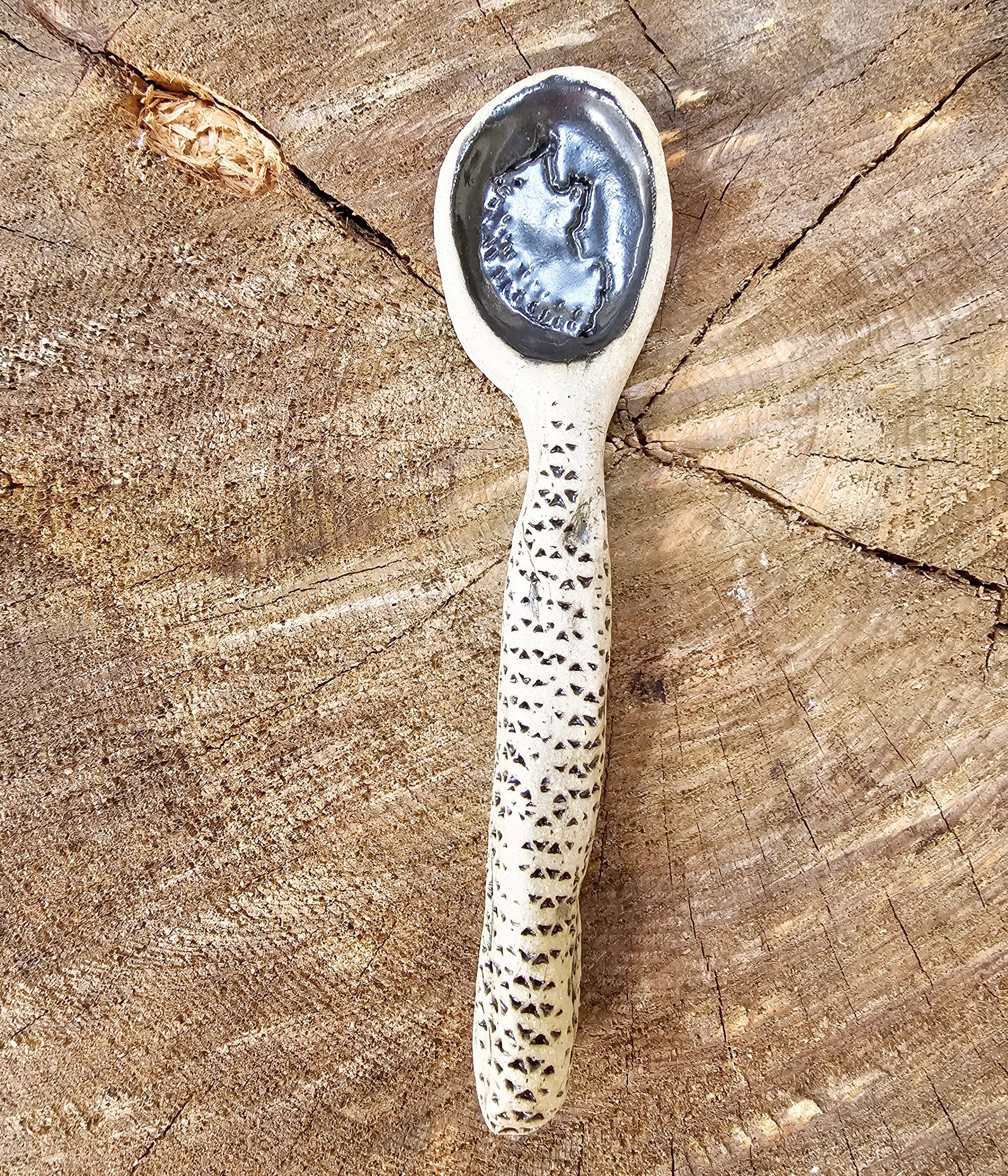 Black Forest - Ceramics by Meek Mud ceramics meek mud Small Spoon (145mm) 