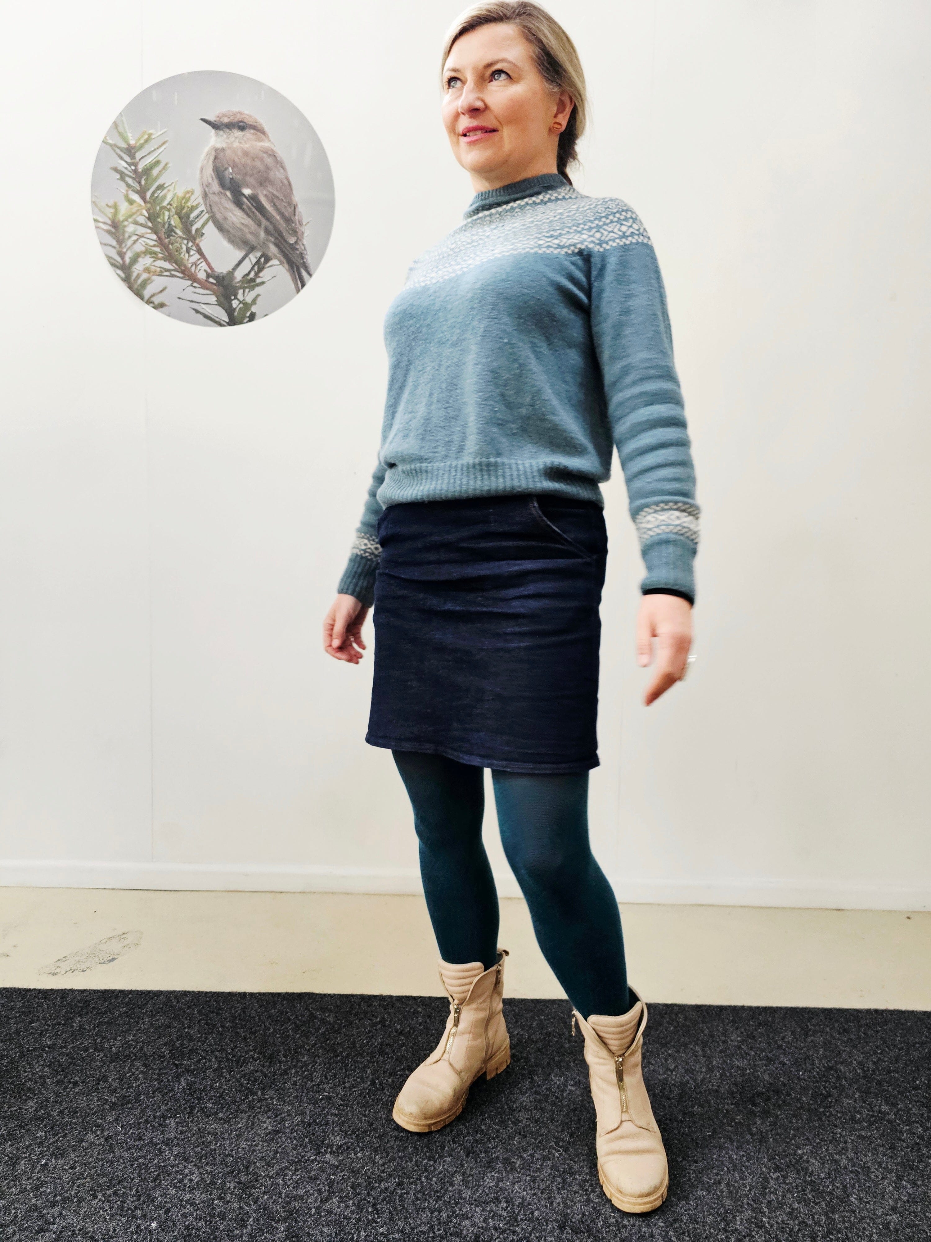 Wren A-Line Skirt - Denim Skirt The Spotted Quoll XXS Mini 