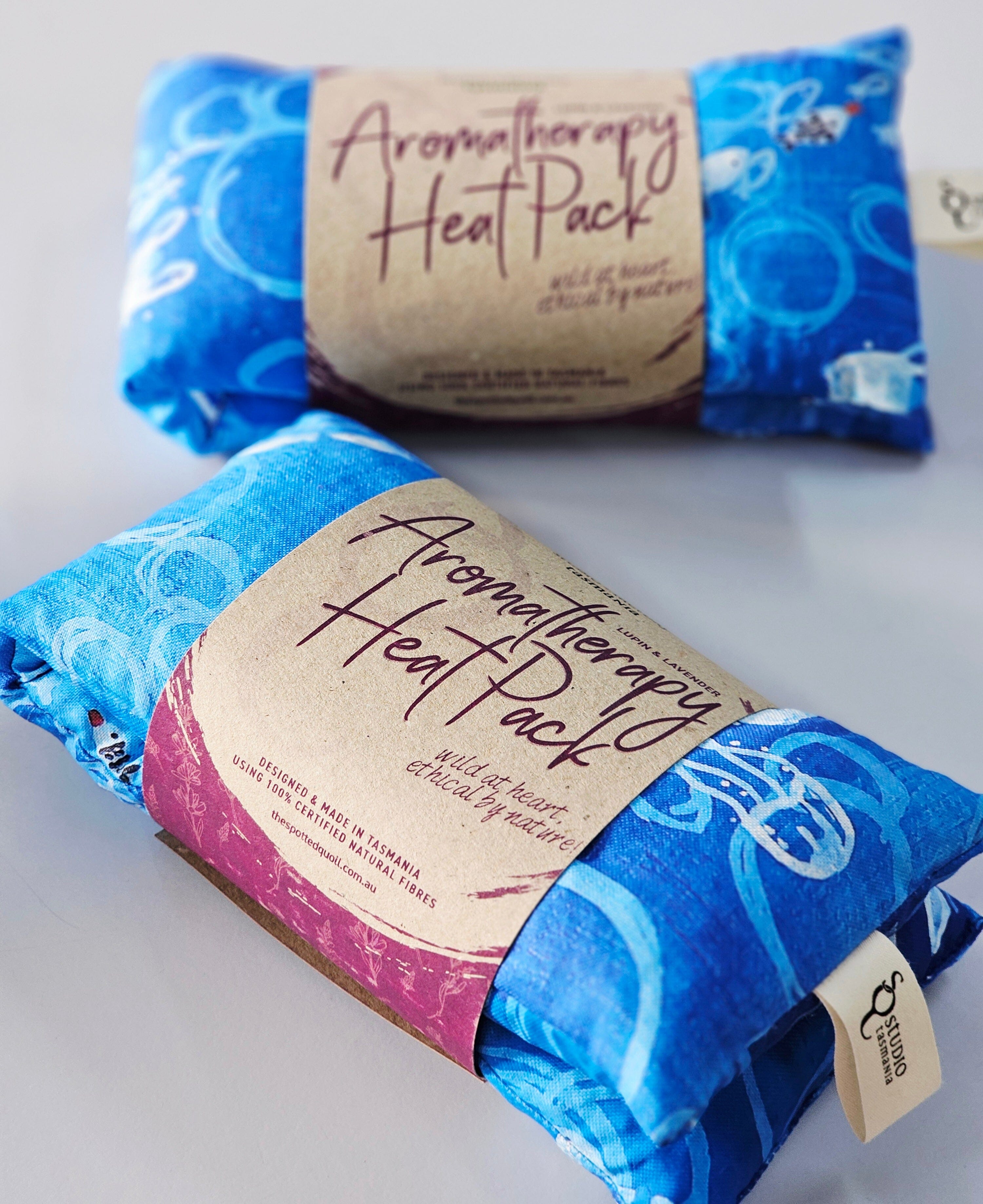 Aromatherapy Heat/Cold pack - Lupin & Lavender Heating Pads The Spotted Quoll Long Sushi Sea 