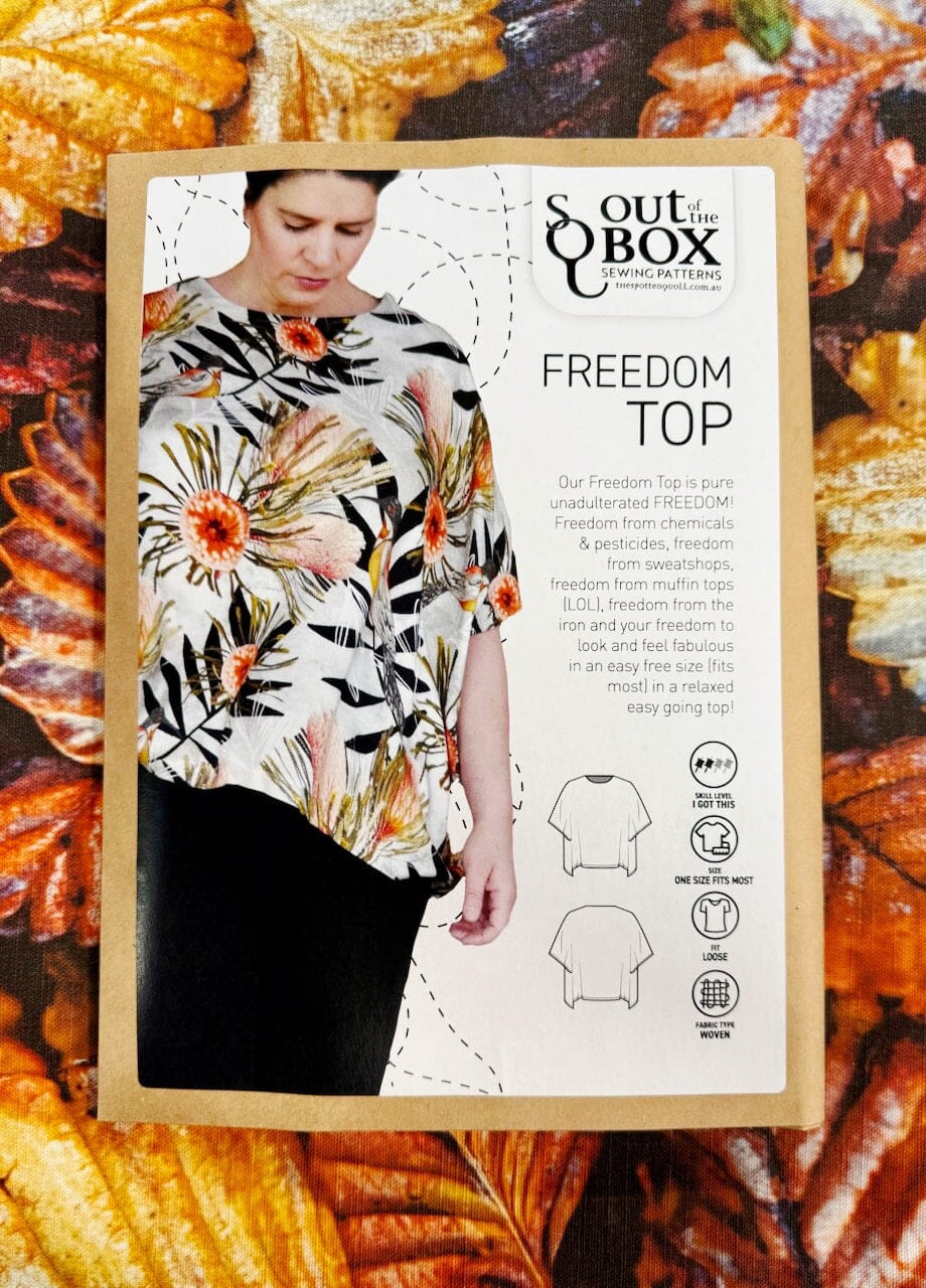 SQ Sewing Pattern - Freedom Top top pattern The Spotted Quoll 