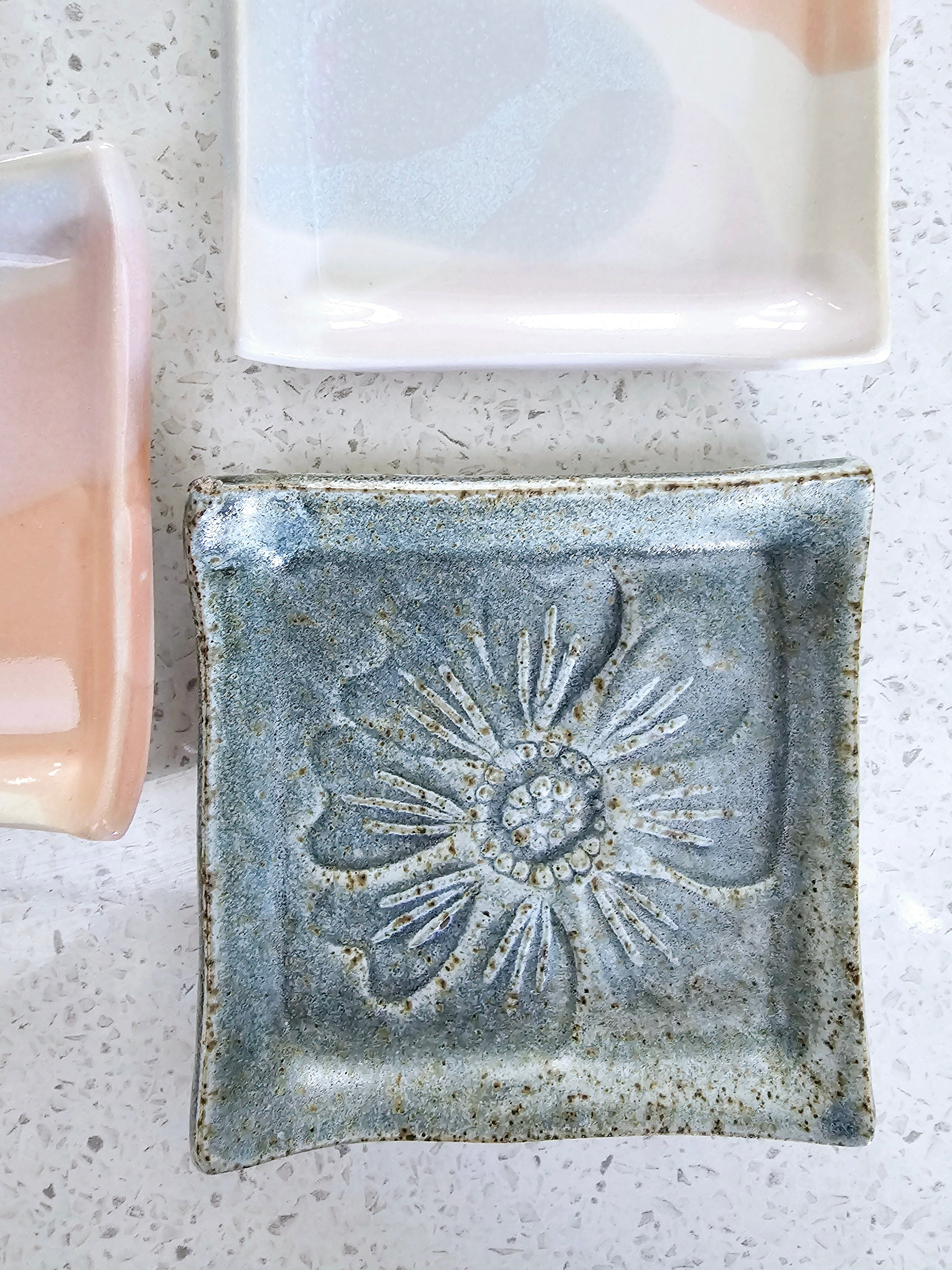 Ceramic Square Trinket Dish - DOT Creative Tasmania Trinket Dish DOT creative 