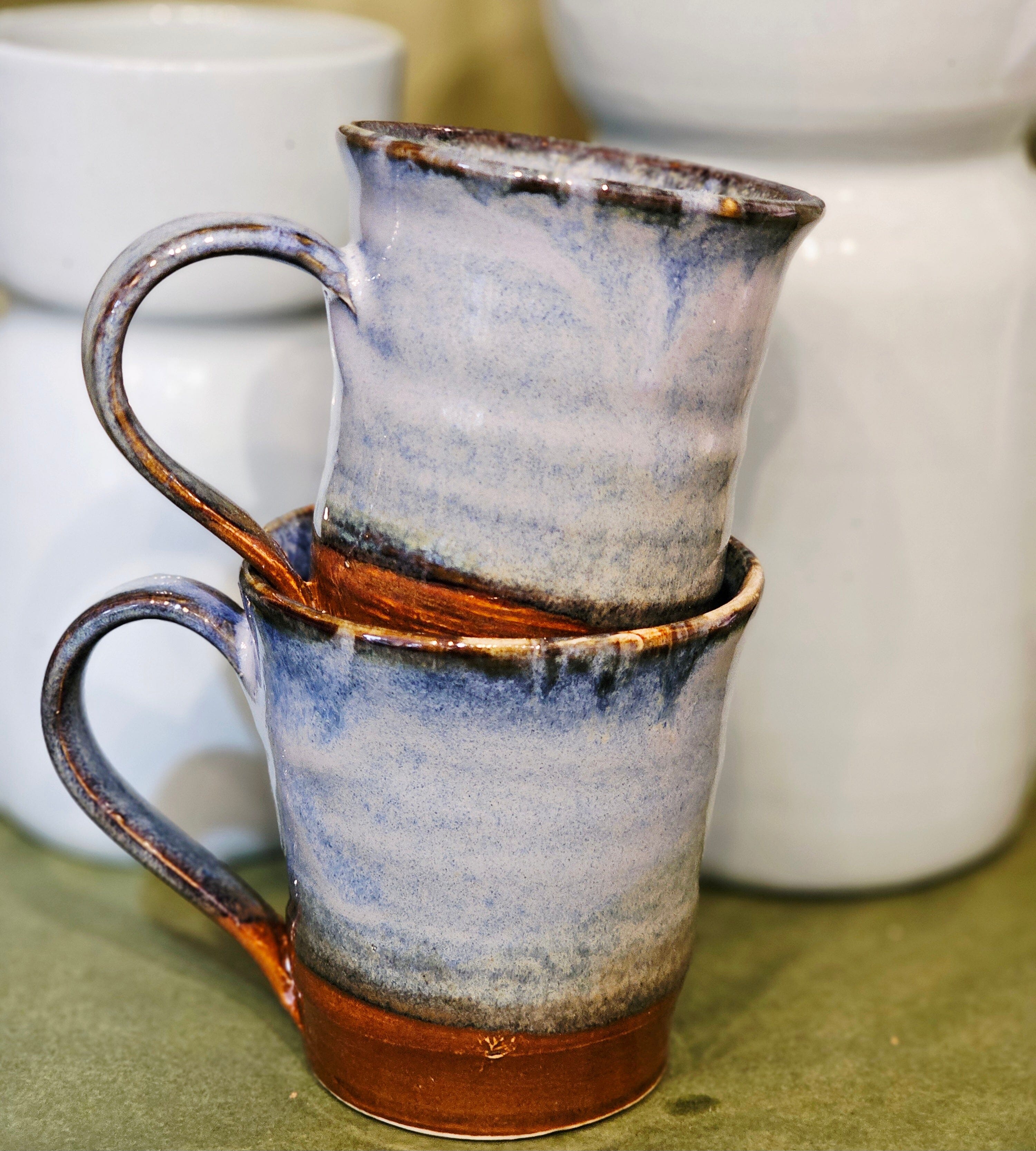 Arny Gyda Pottery - Tasmania ceramics Arny Gyda Powder Mud Mug 