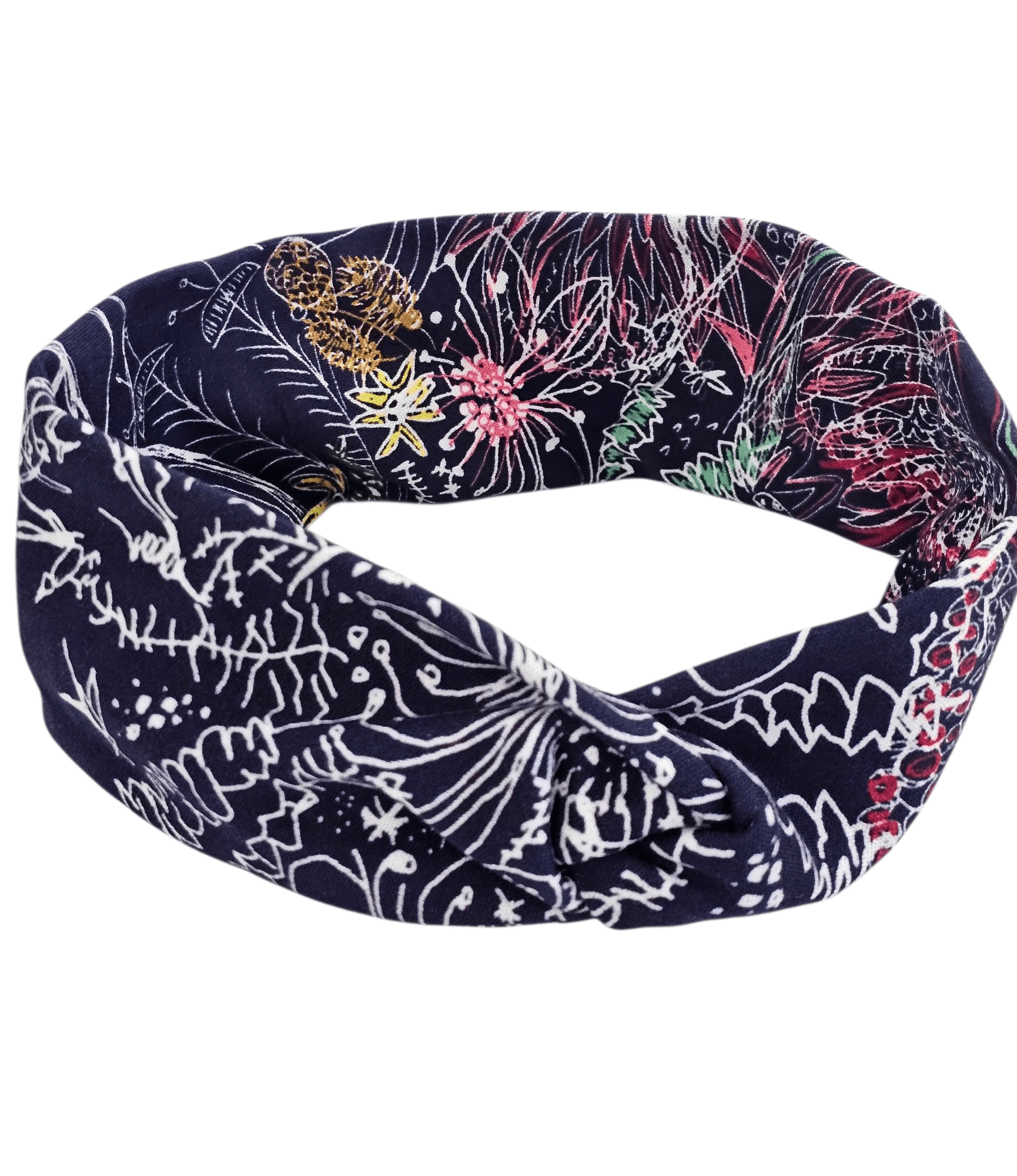 Knotted Headband - Spotted Quoll Studio Hair Accessories The Spotted Quoll Wildflower 