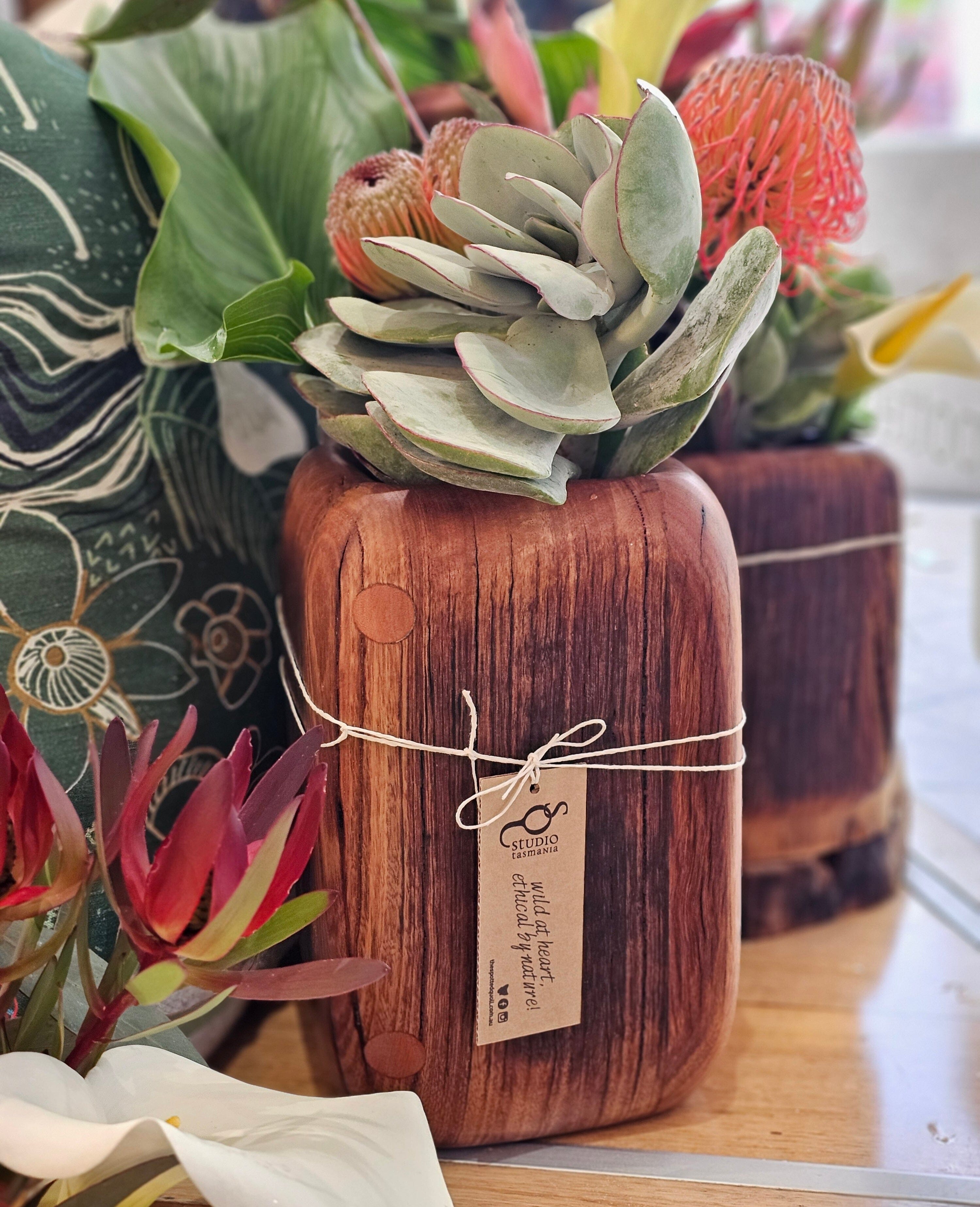 Reclaimed Timber Vases - Sideline Timber Vase Sideline Timber 