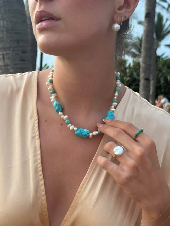 Coin Pearl Ring - Lisa Carney Jewelry Lisa Carney Designs 