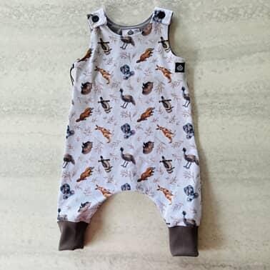 Baby Bodysuits - Worm Wear Tasmania Bodysuits Worm Wear Tasmania 00 Jumpsuit Australian Baby Animals White