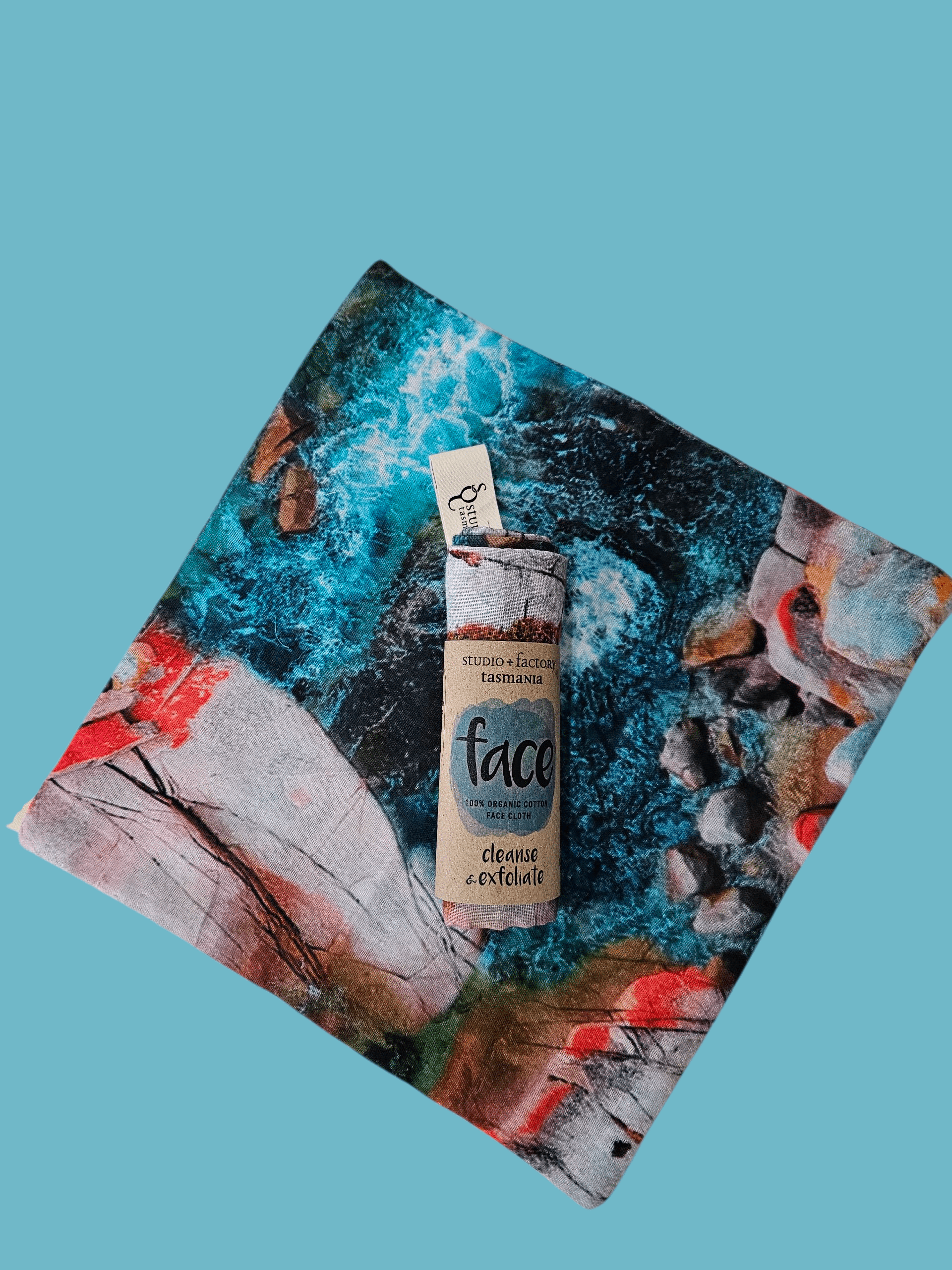 Face Cloth - Cleanse & Exfoliate face cloth The Spotted Quoll 