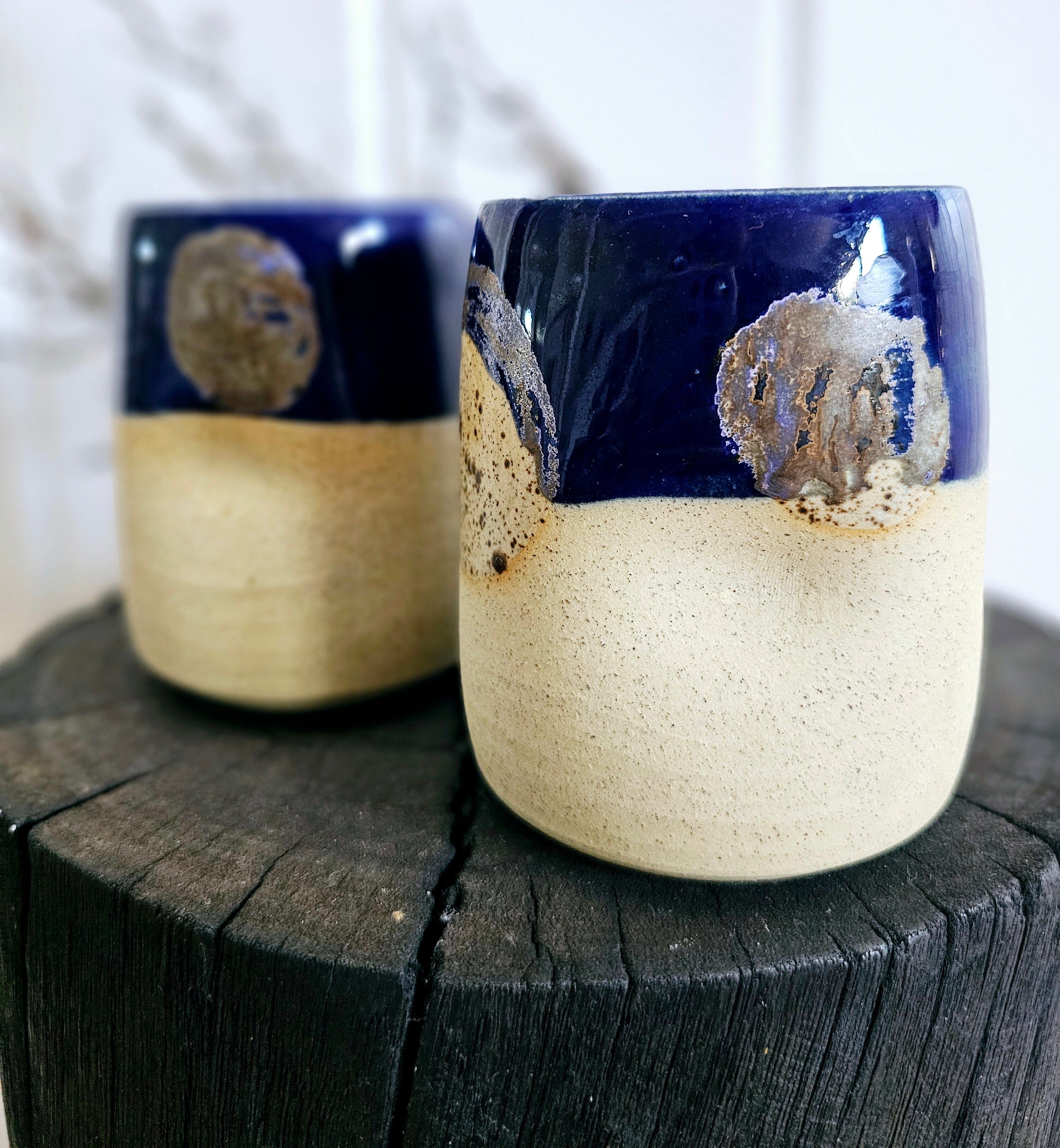 Blackwood Ceramics Dimple Cups Ceramics Blackwood Ceramics Cobalt 